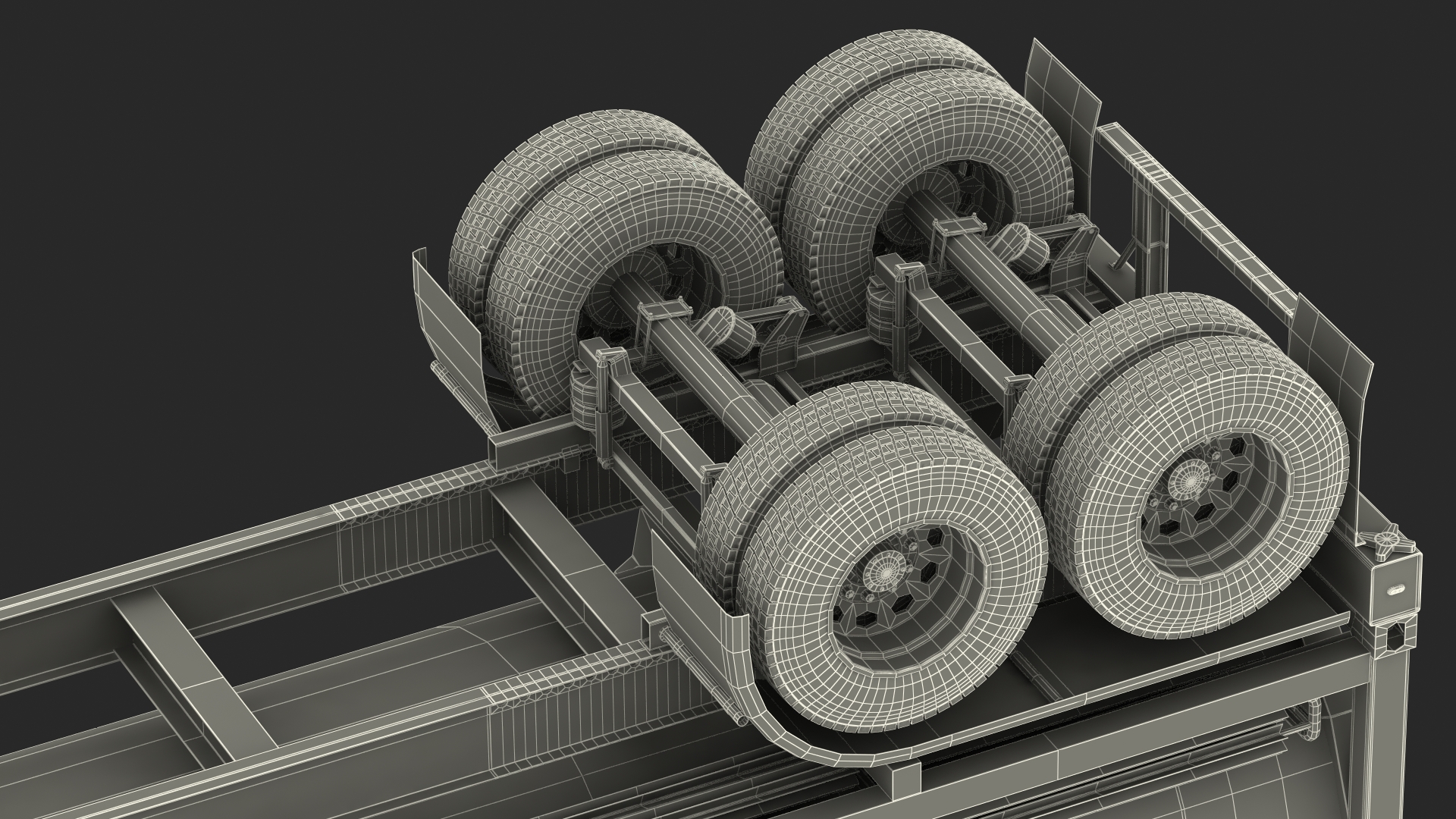 3D model Volvo Truck with Gas Tank Trailer Rigged