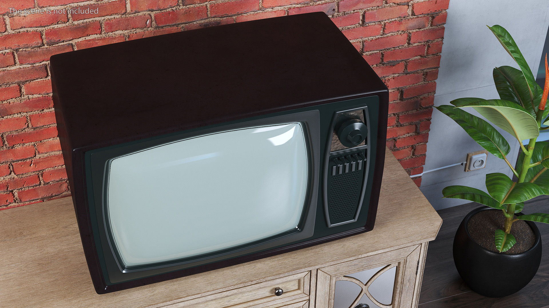 Old Retro TV 3D