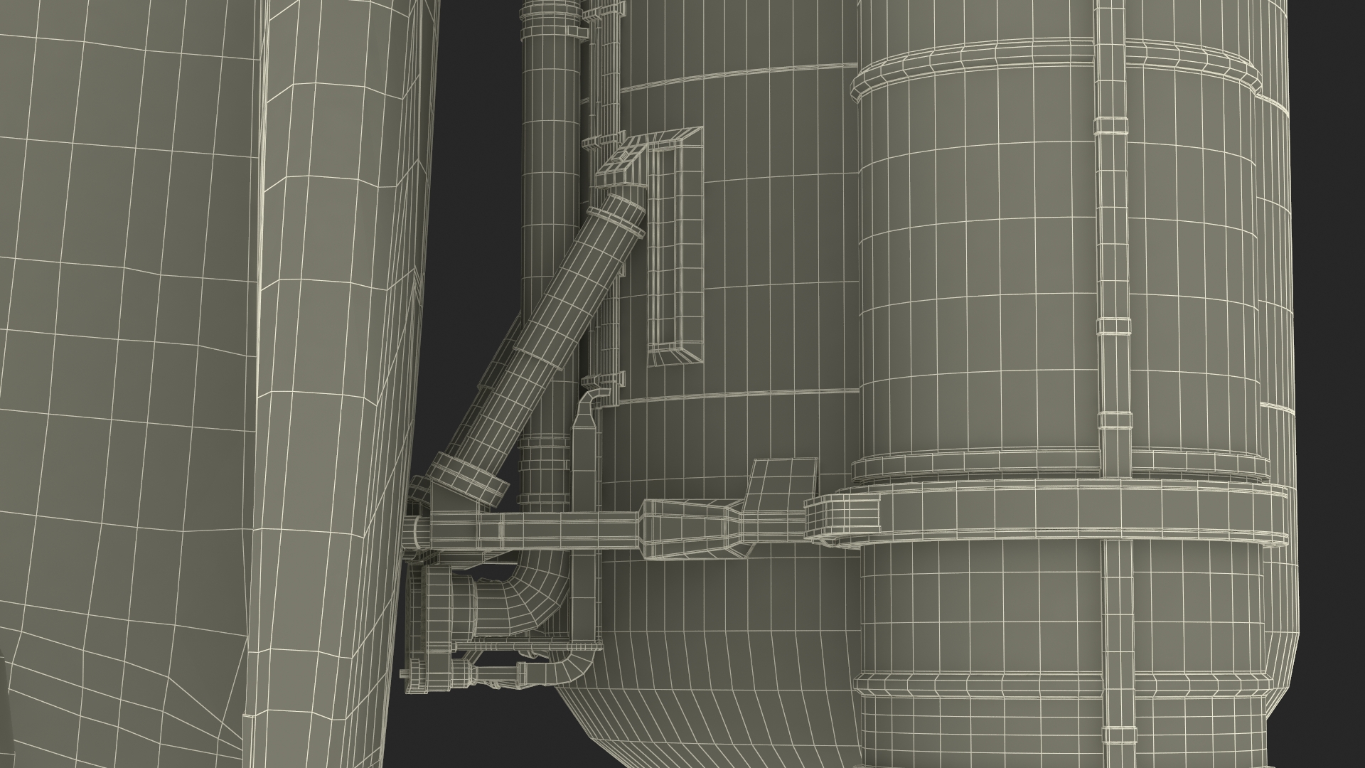 3D Space Shuttle with External Tank and Solid Rocket Boosters model