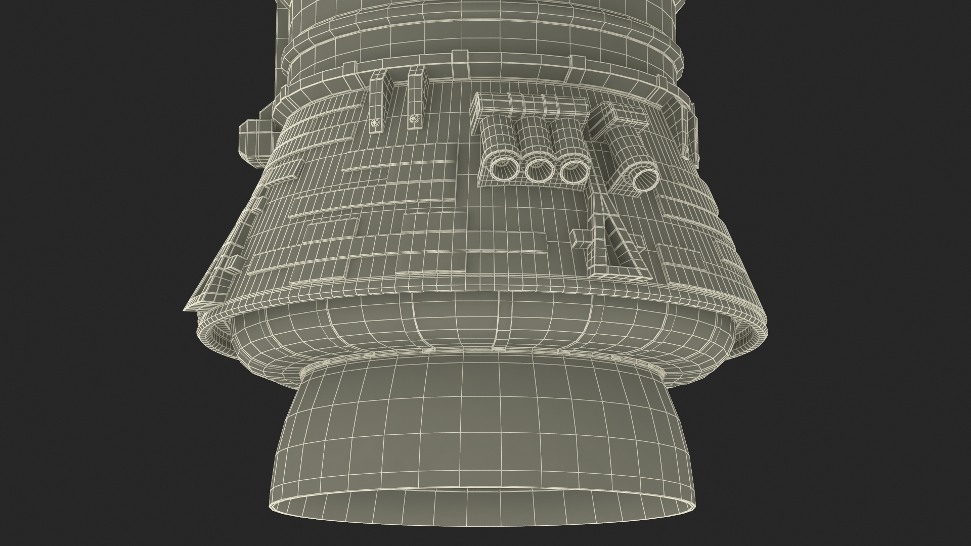 3D Space Shuttle with External Tank and Solid Rocket Boosters model