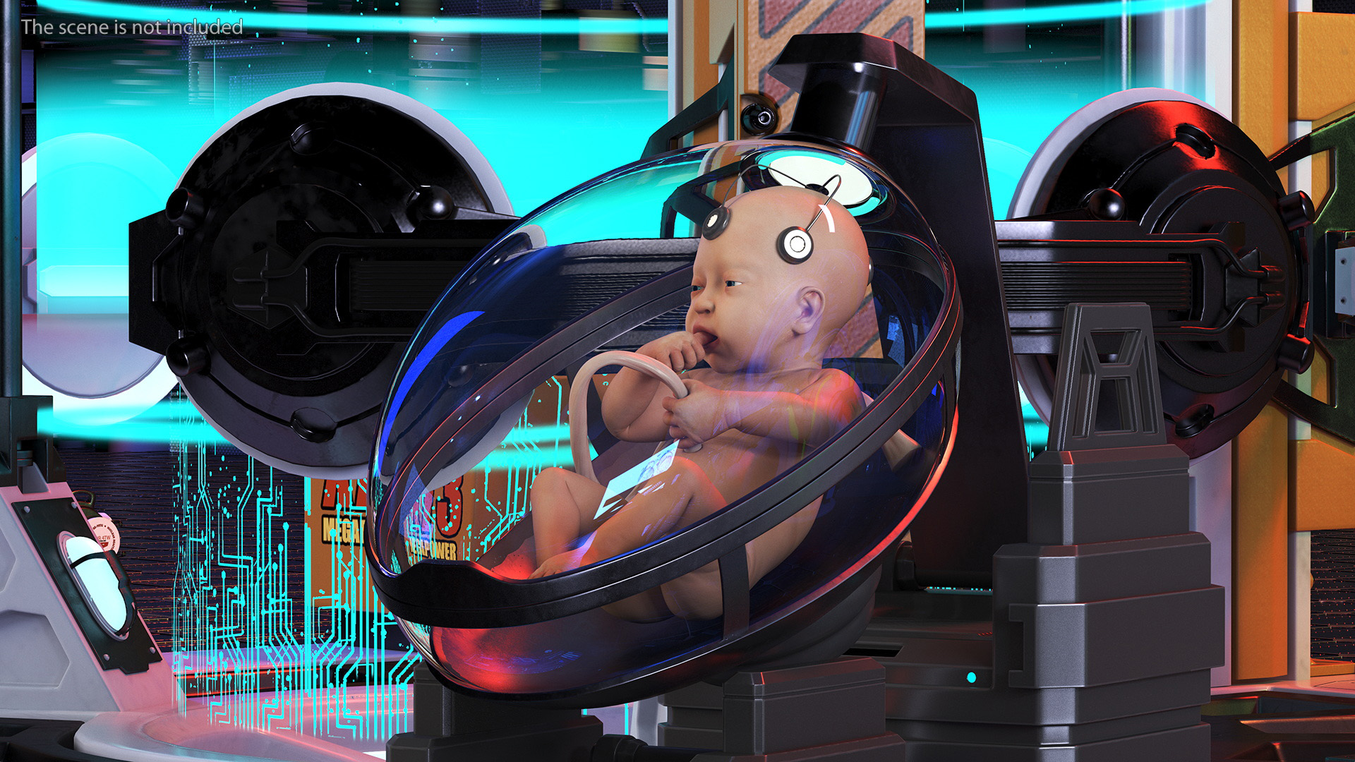 3D model Installation Artificial Uterus