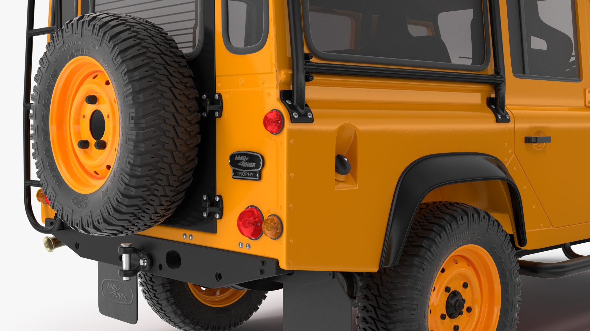Land Rover Defender Works V8 Trophy Clean Simple Interior 3D