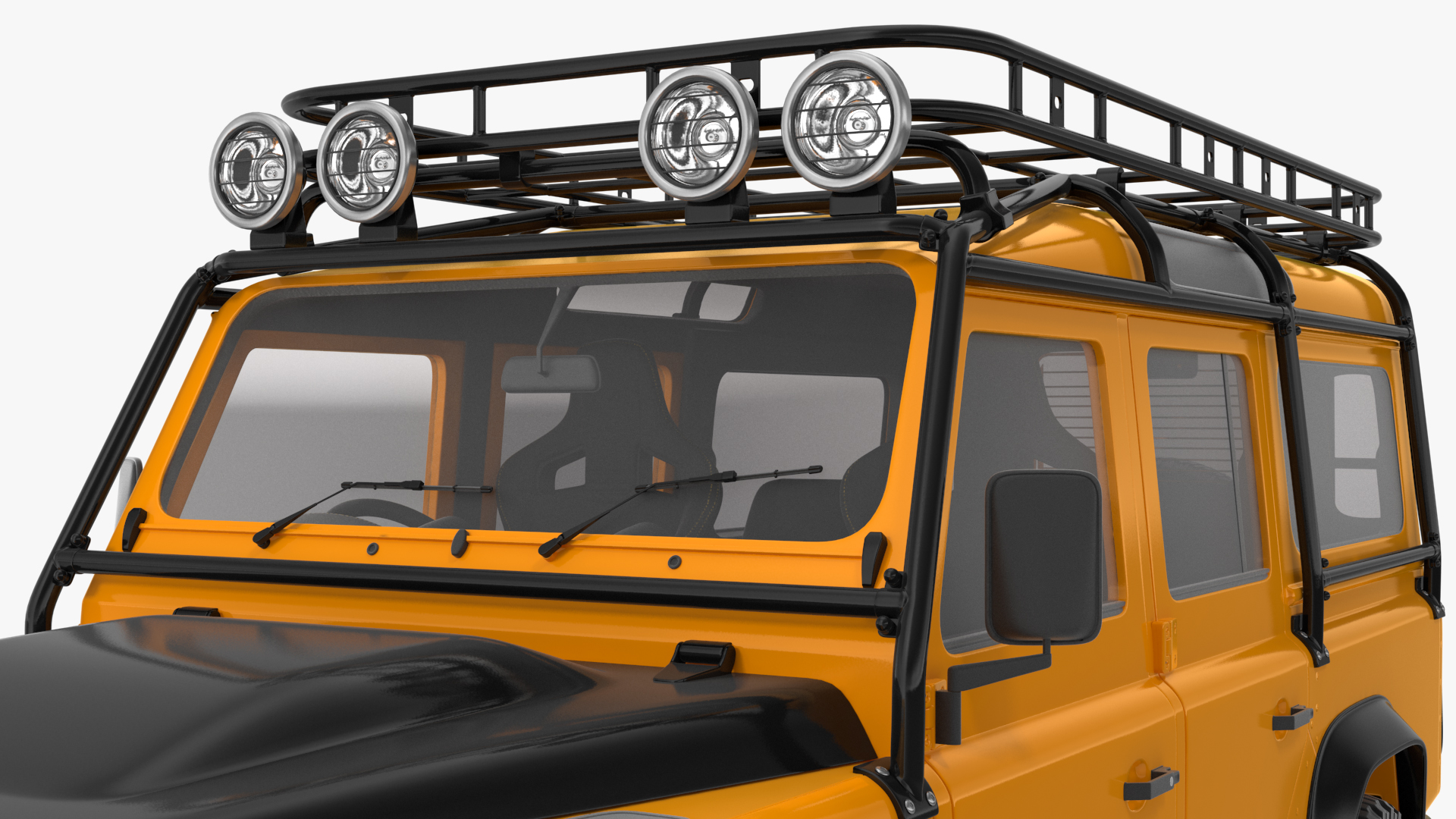 Land Rover Defender Works V8 Trophy Clean Simple Interior 3D