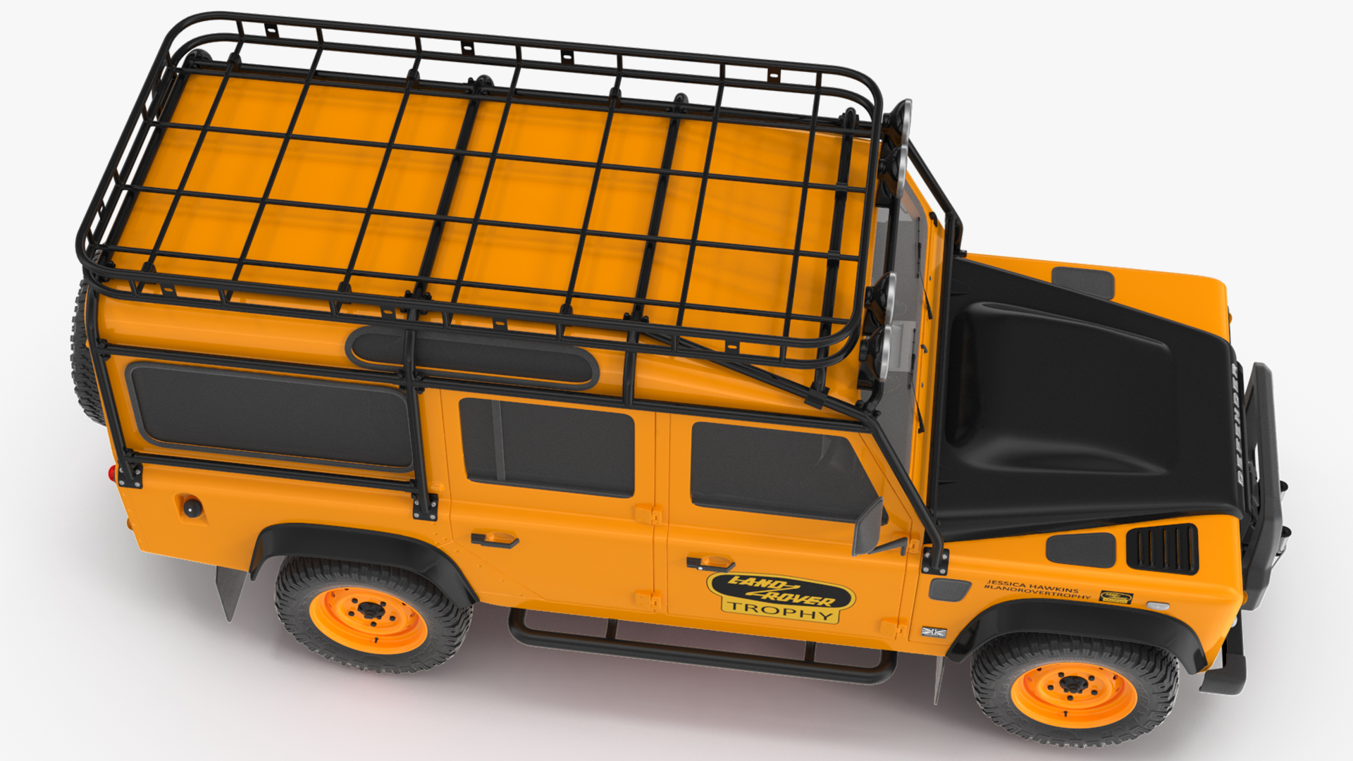 Land Rover Defender Works V8 Trophy Clean Simple Interior 3D
