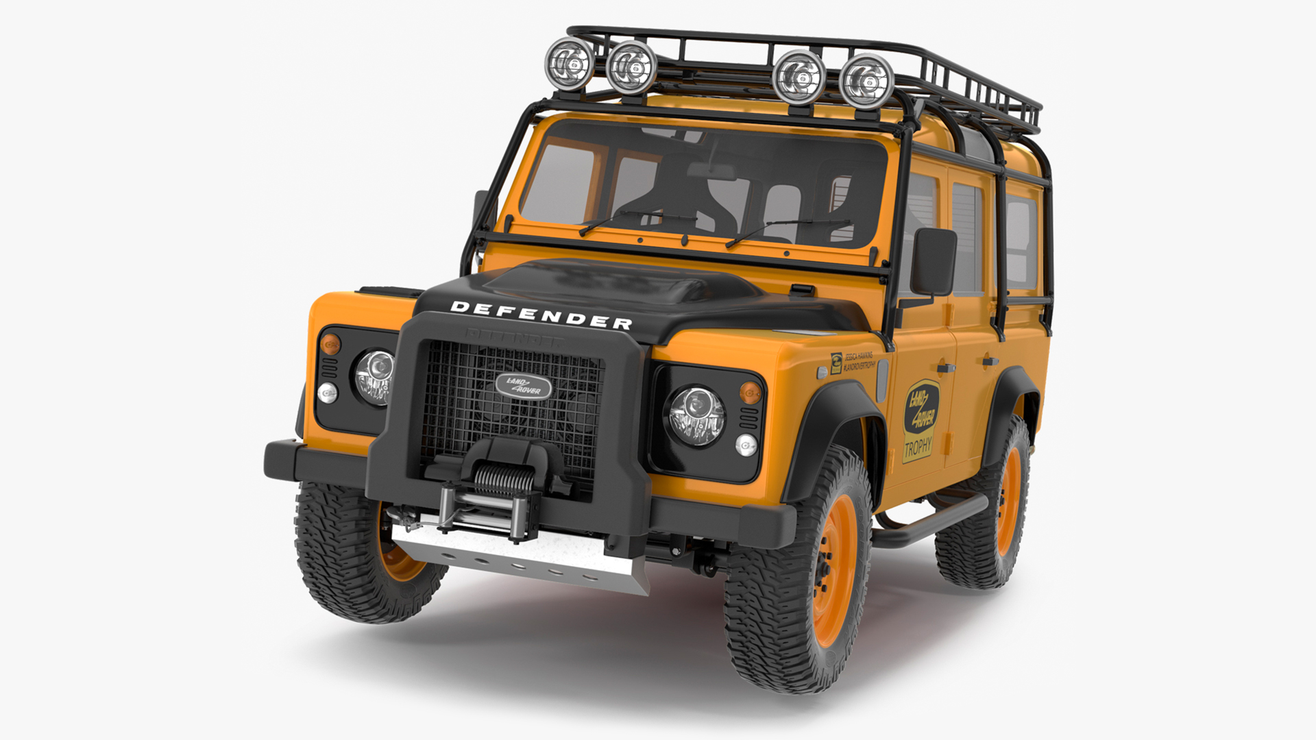 Land Rover Defender Works V8 Trophy Clean Simple Interior 3D