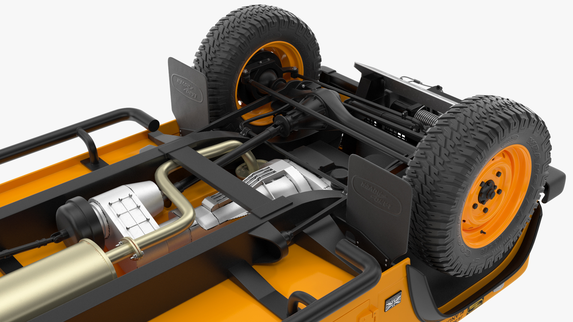 Land Rover Defender Works V8 Trophy Clean Simple Interior 3D