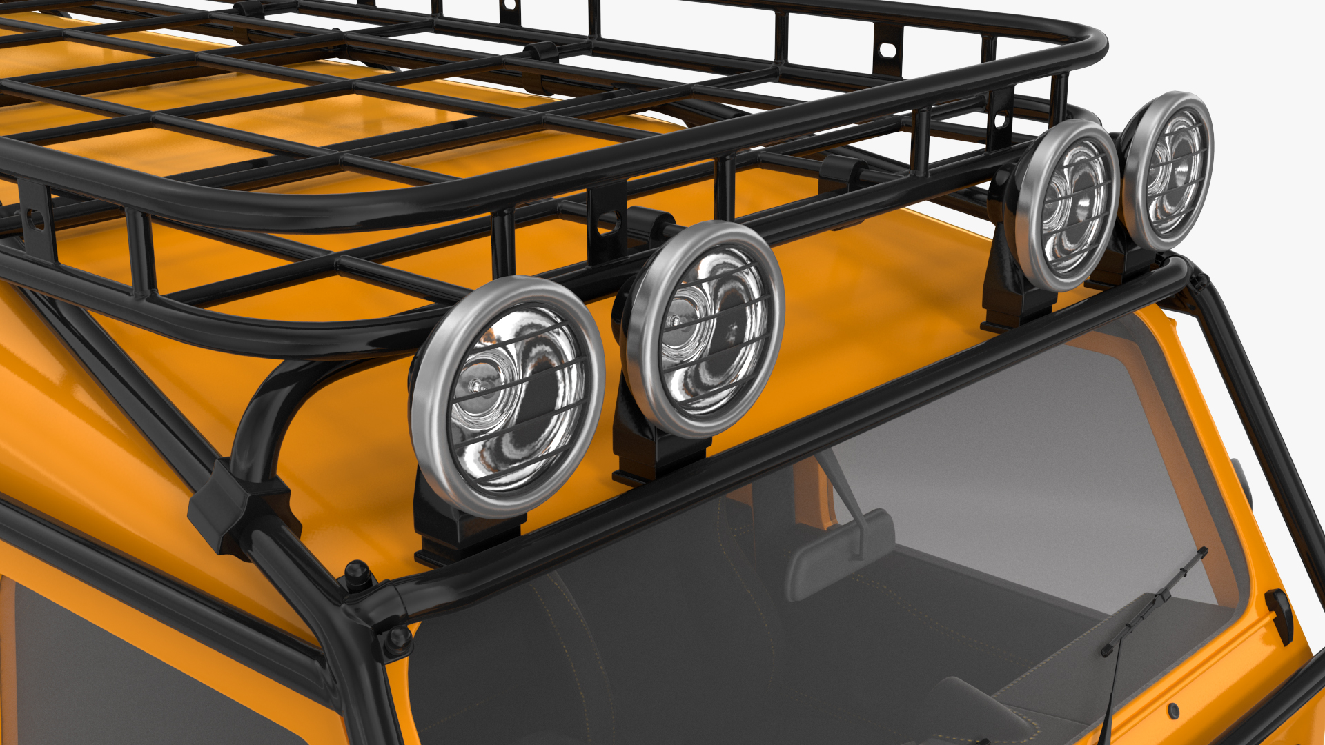 Land Rover Defender Works V8 Trophy Clean Simple Interior 3D