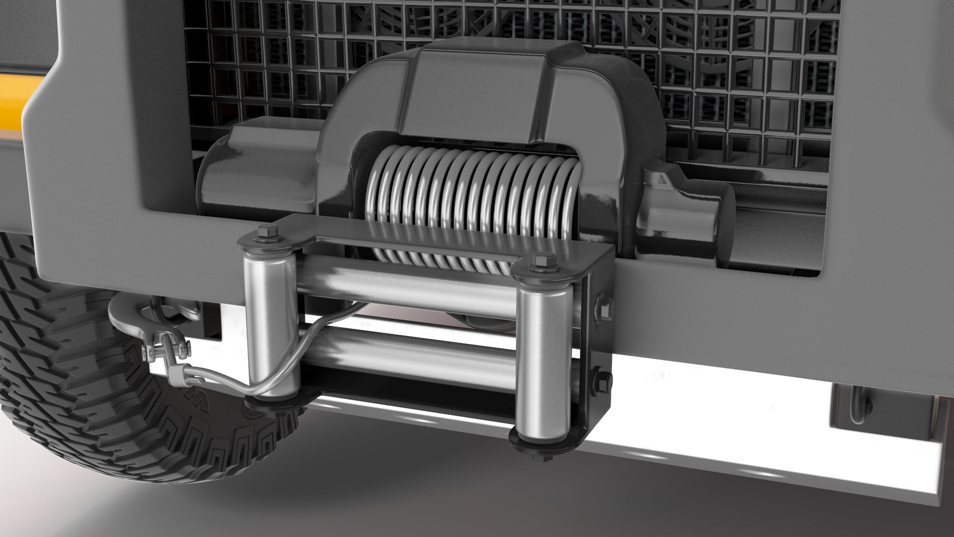 Land Rover Defender Works V8 Trophy Clean Simple Interior 3D