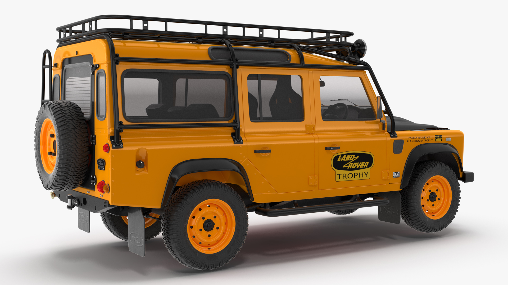 Land Rover Defender Works V8 Trophy Clean Simple Interior 3D