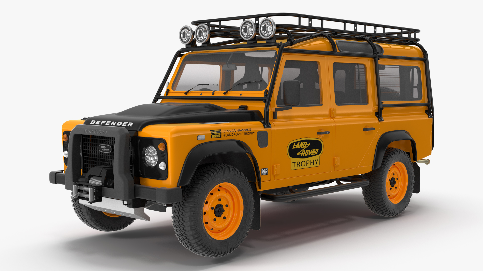Land Rover Defender Works V8 Trophy Clean Simple Interior 3D