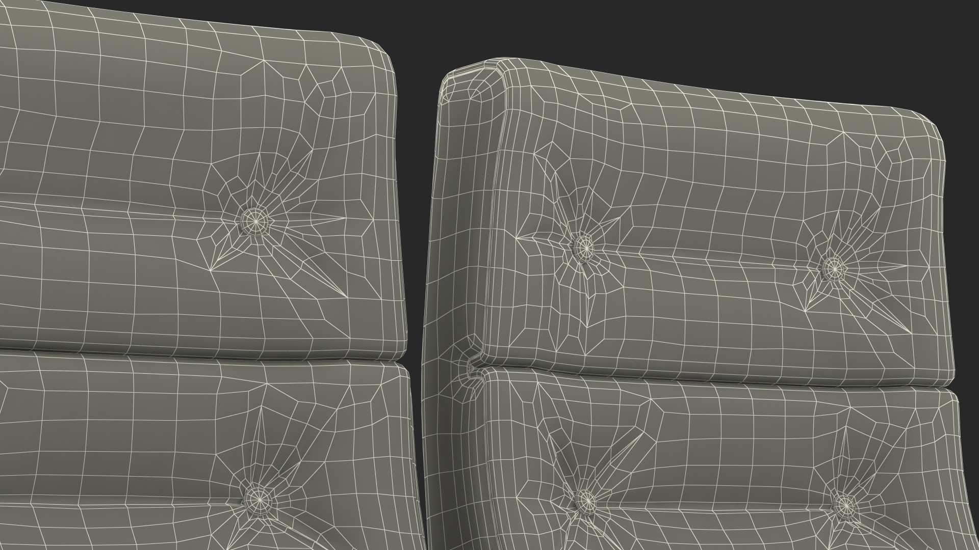 Leather Cinema Chairs for Three Places Red 3D