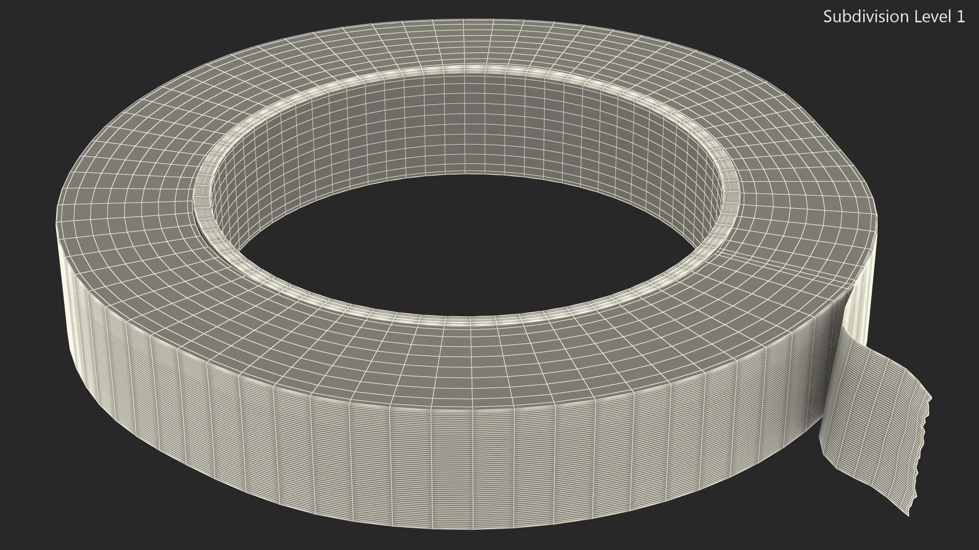 3D Painters Tape Blue model