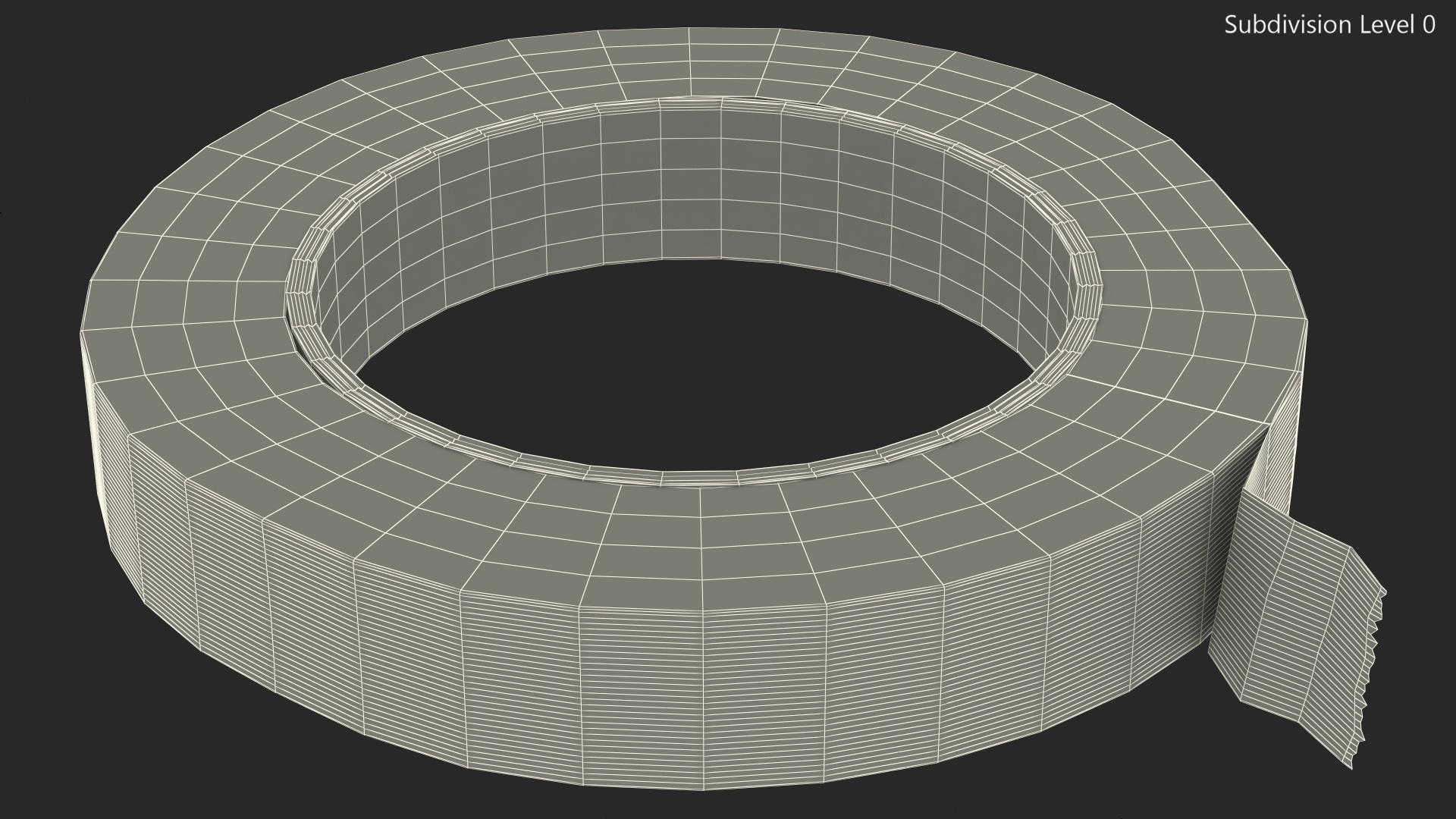 3D Painters Tape Blue model