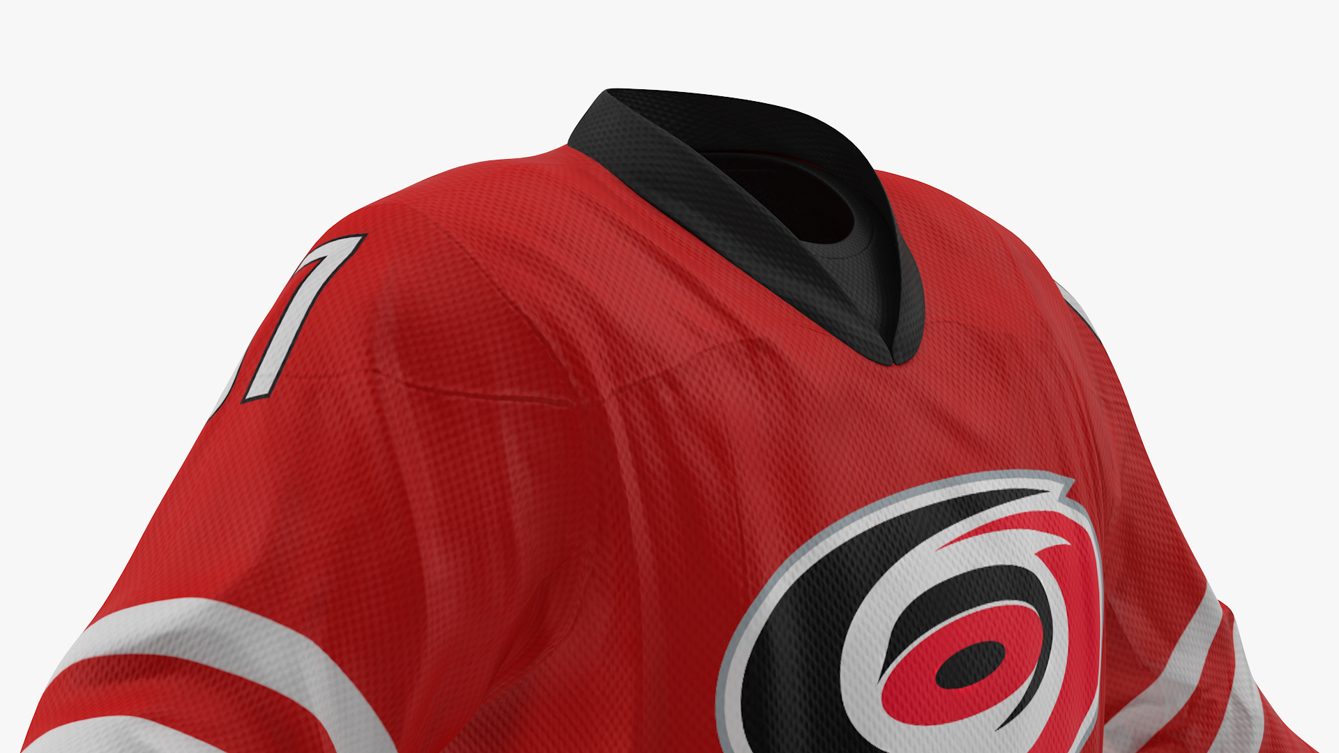 3D Hockey Jersey Carolina Hurricanes model