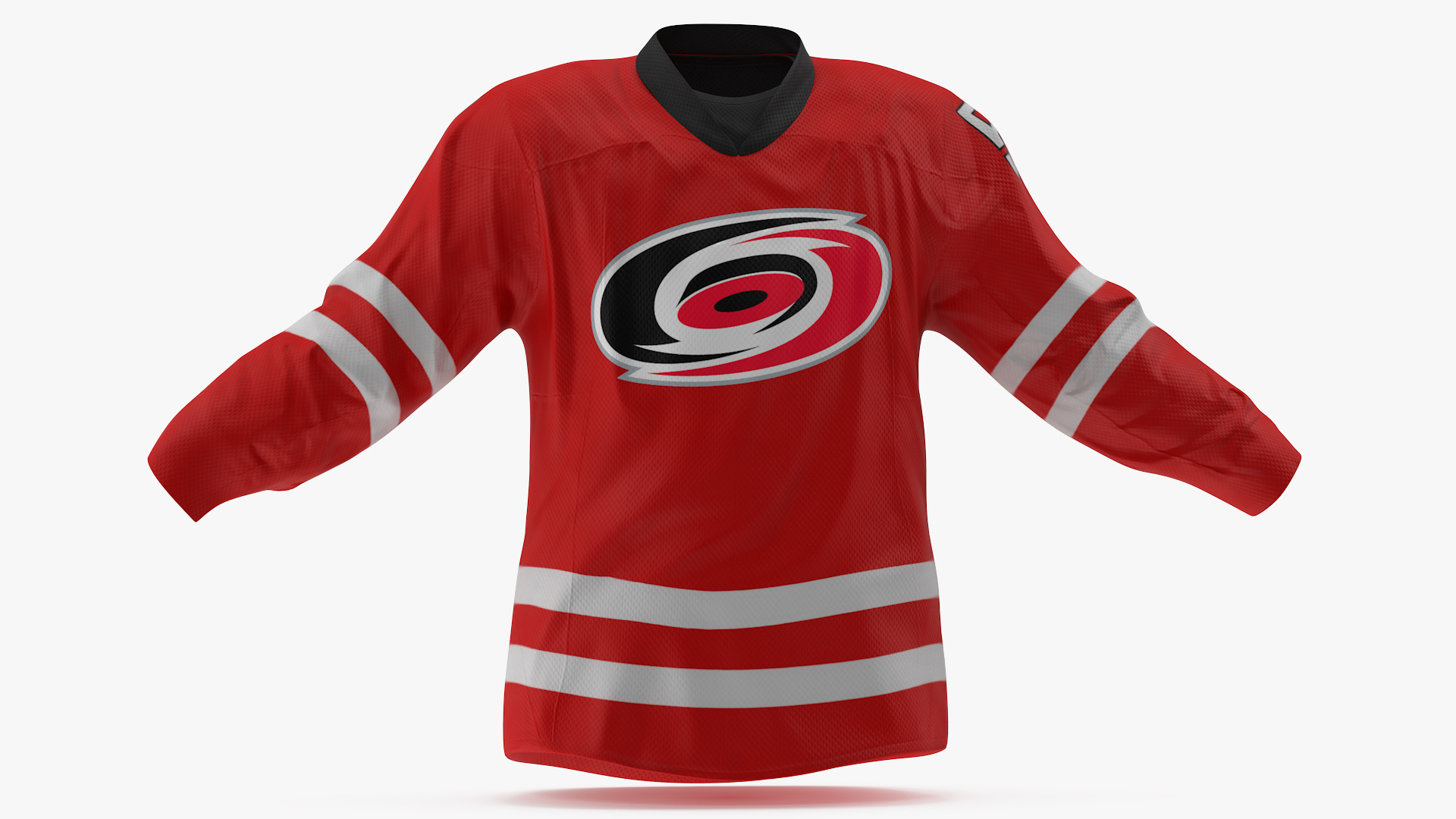 3D Hockey Jersey Carolina Hurricanes model