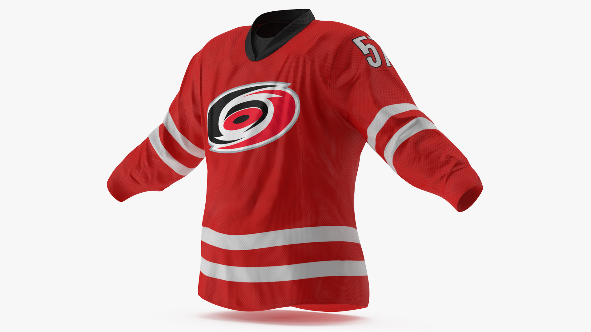 3D Hockey Jersey Carolina Hurricanes model