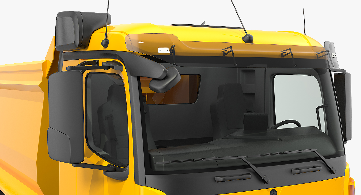 3D Mercedes Benz Arocs 8X8 Dump Truck Rigged