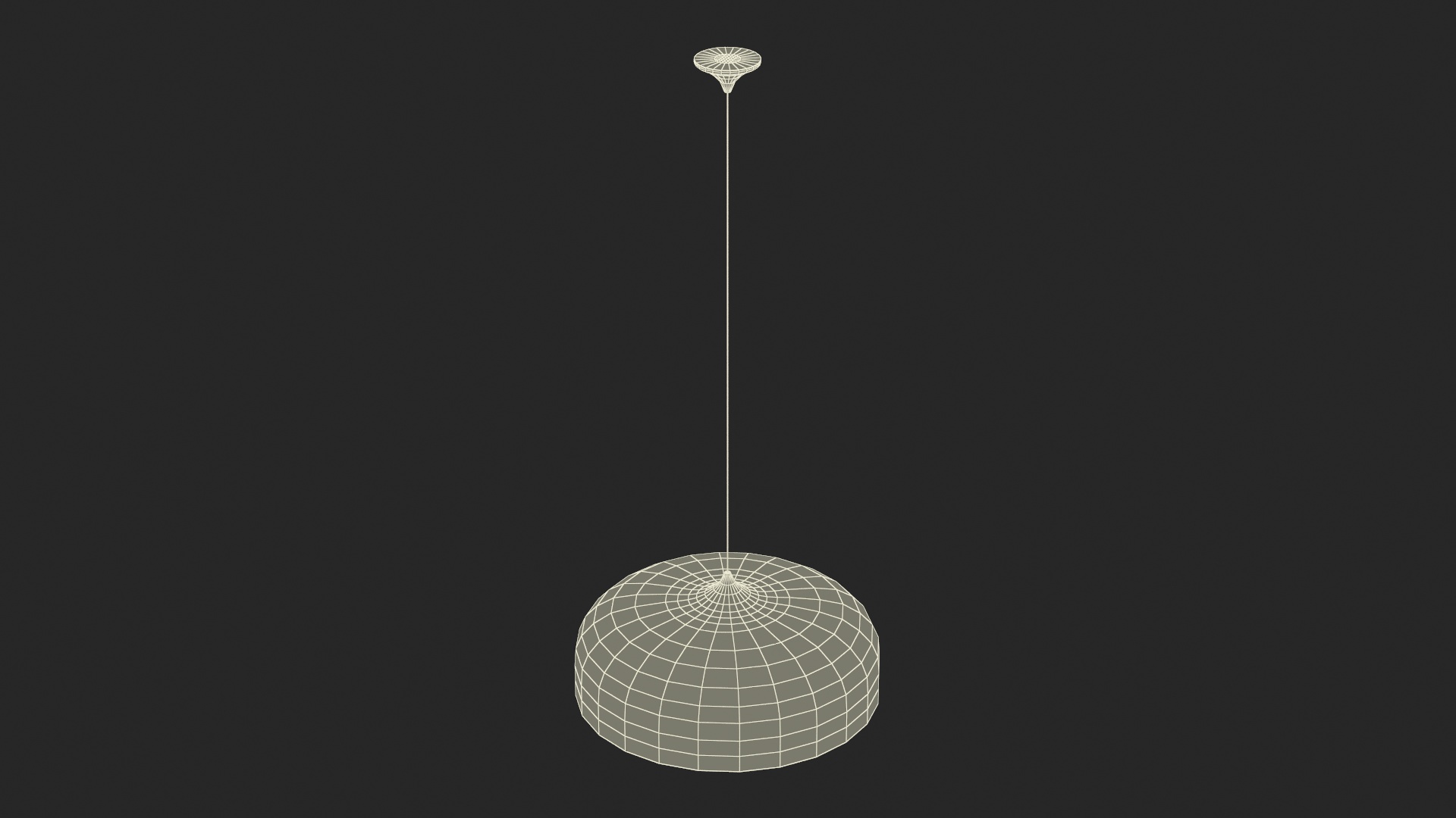 Modern Hanging Pendant Lamp 3D
