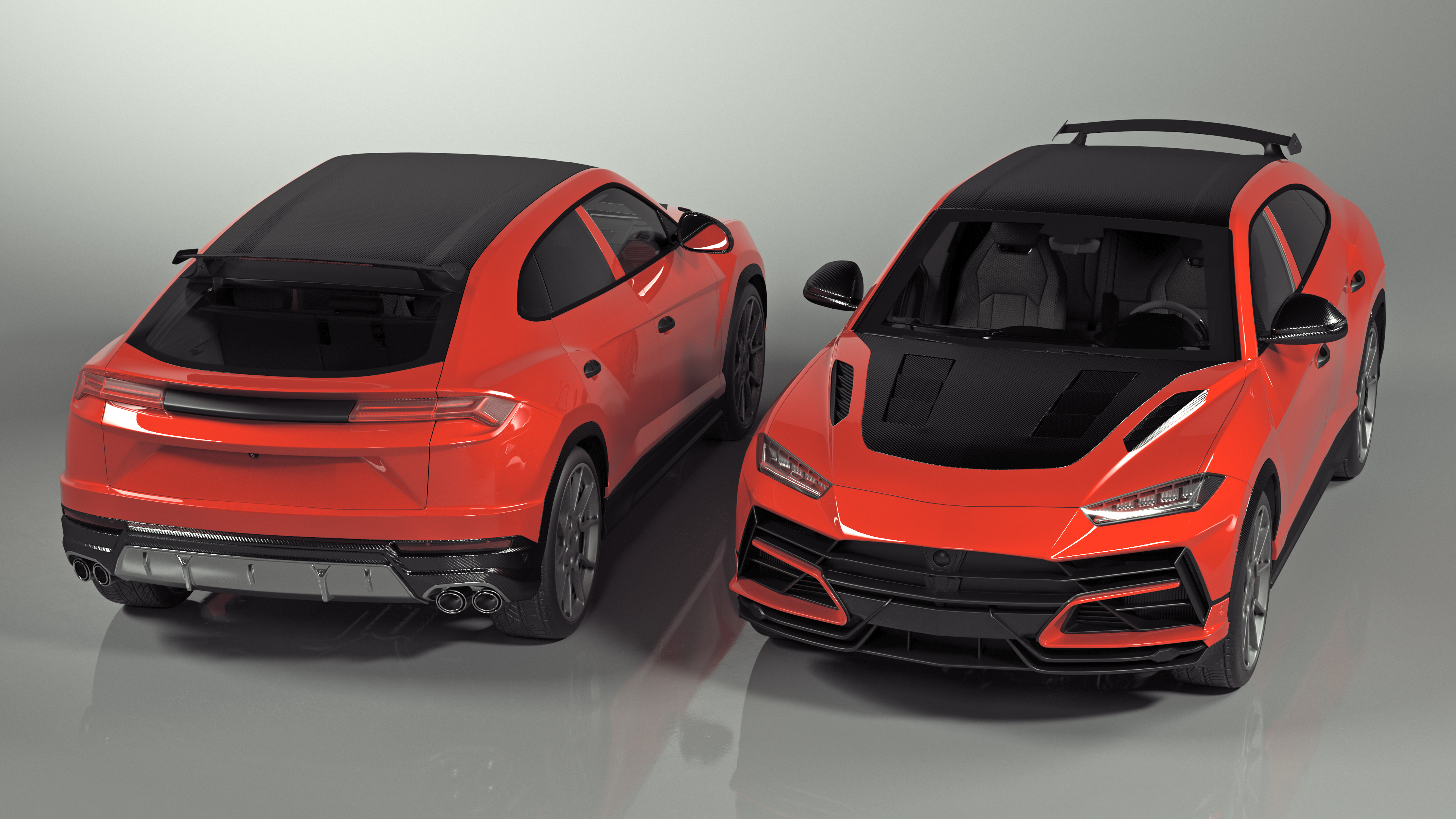 High-end Sports Car 3D model