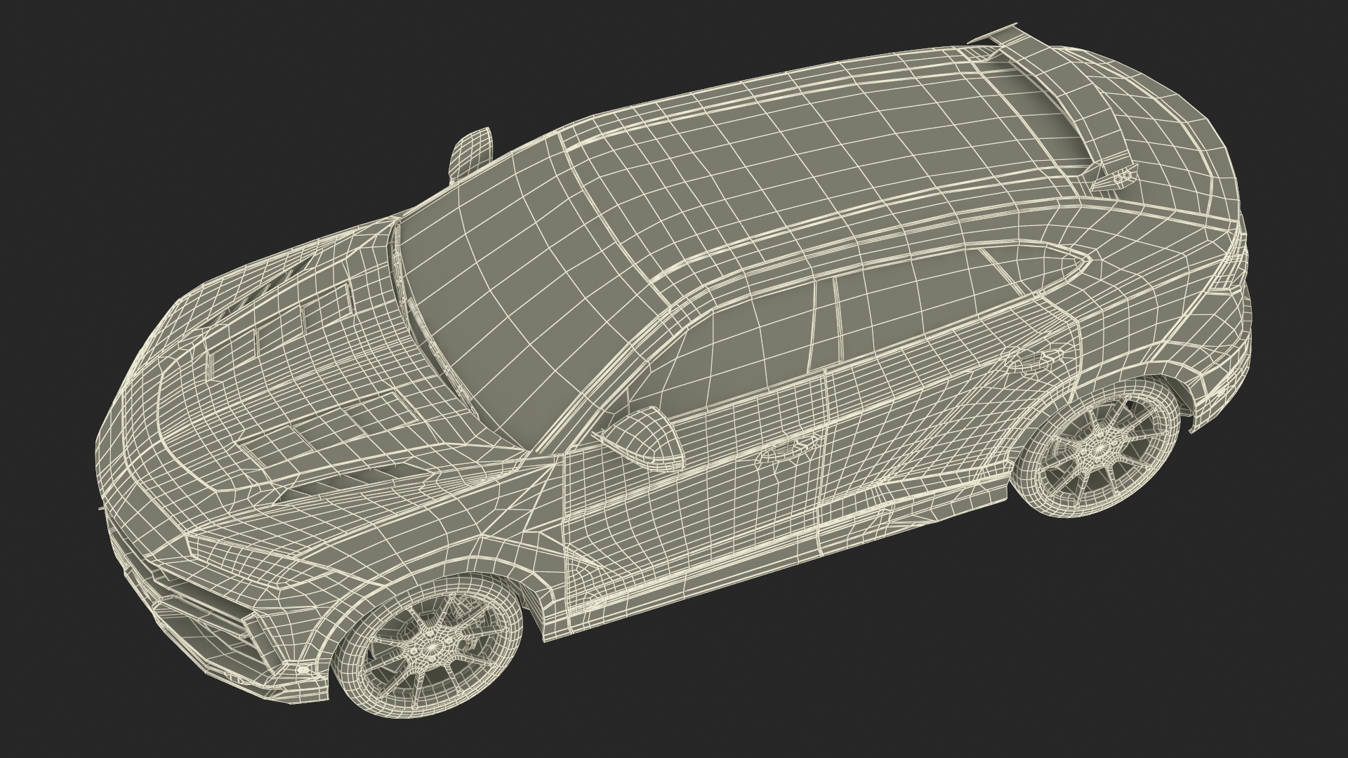 High-end Sports Car 3D model