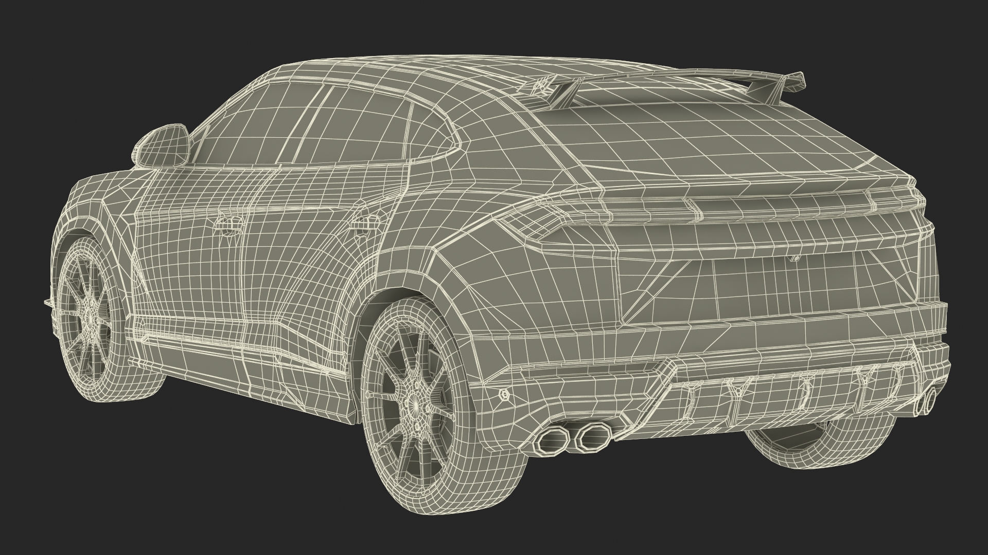 High-end Sports Car 3D model