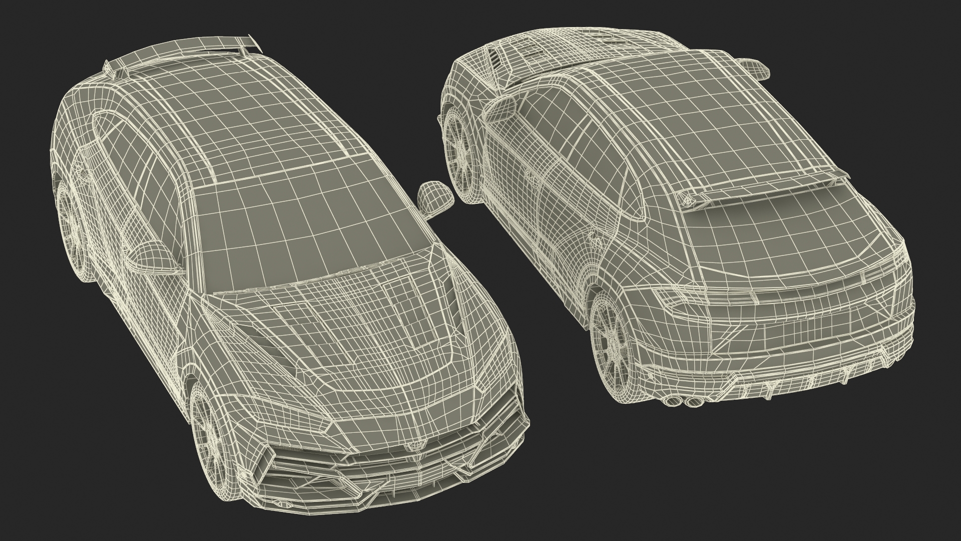 High-end Sports Car 3D model