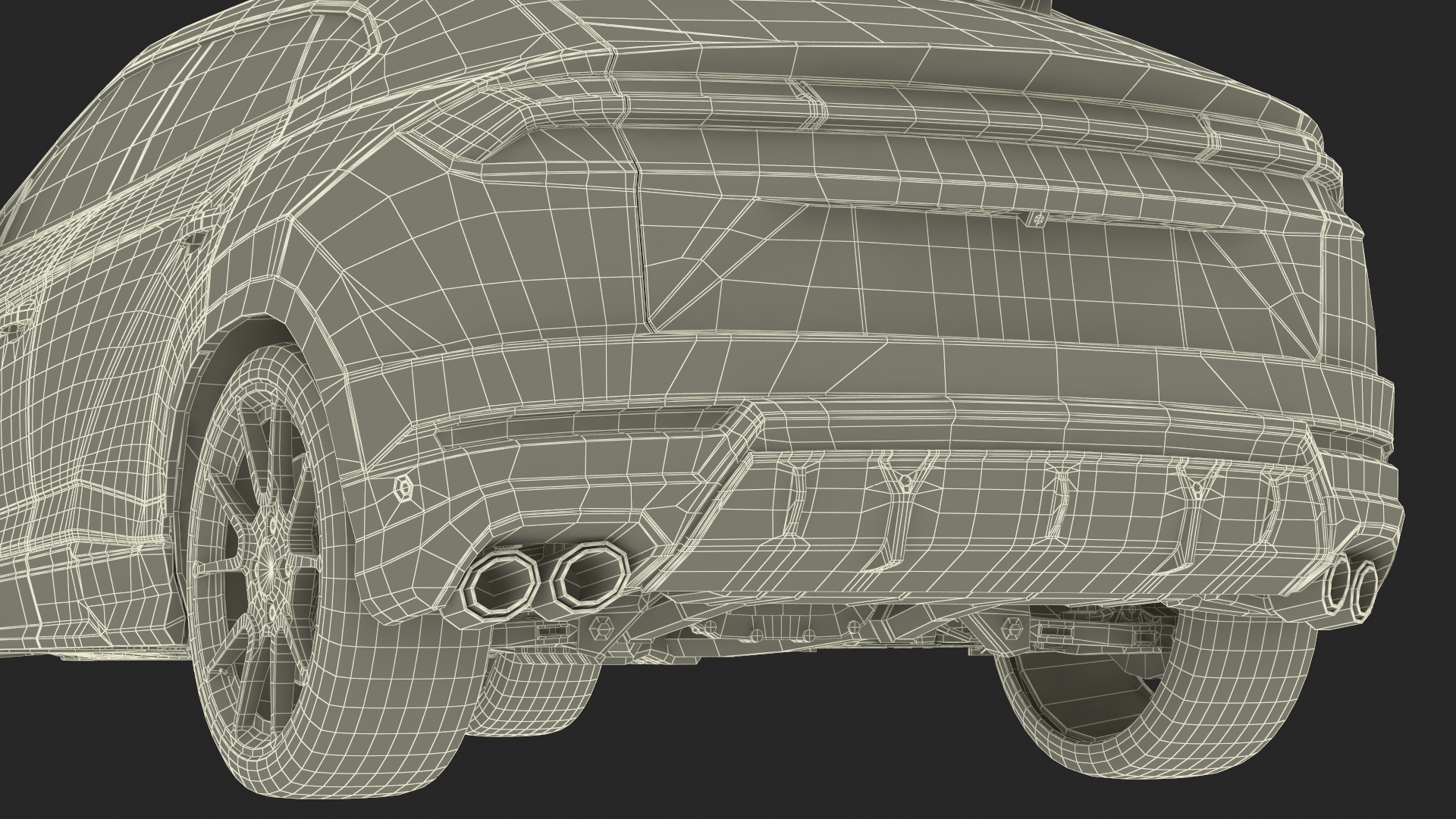 High-end Sports Car 3D model