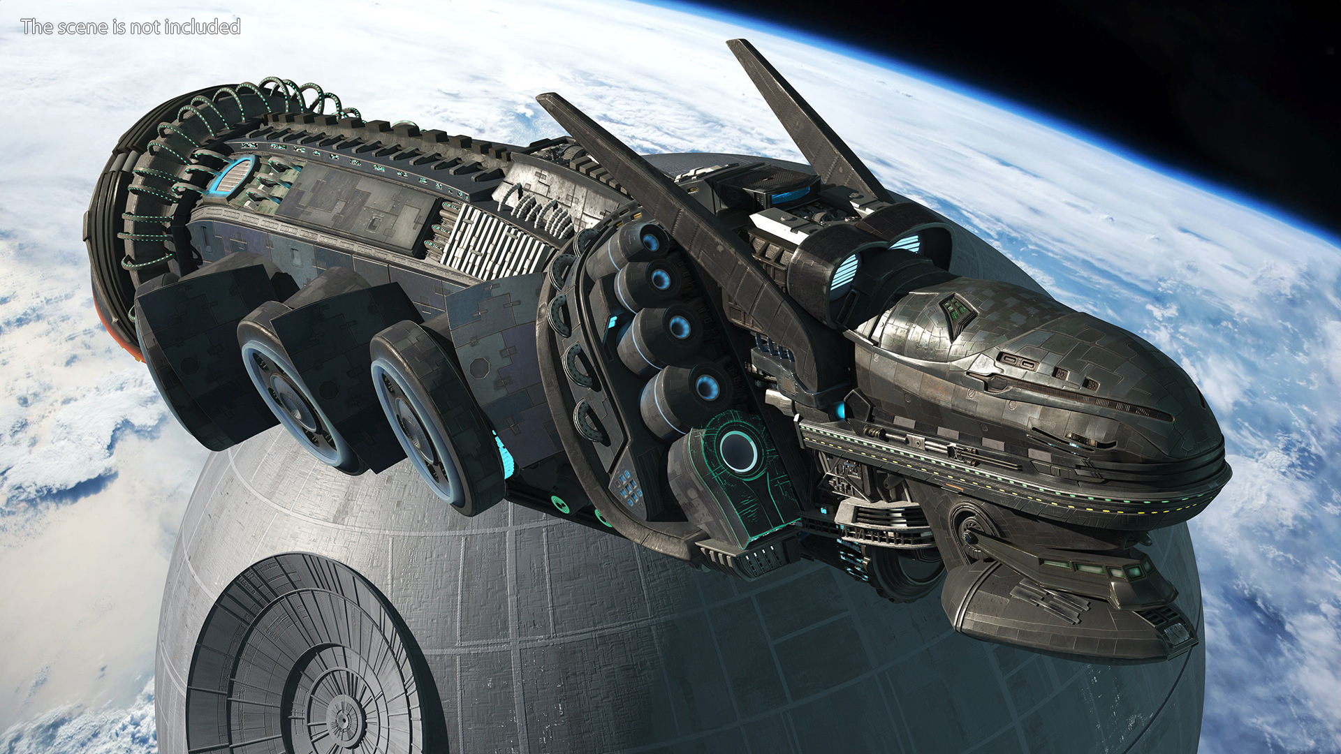 UFO an Alien Spaceship 3D