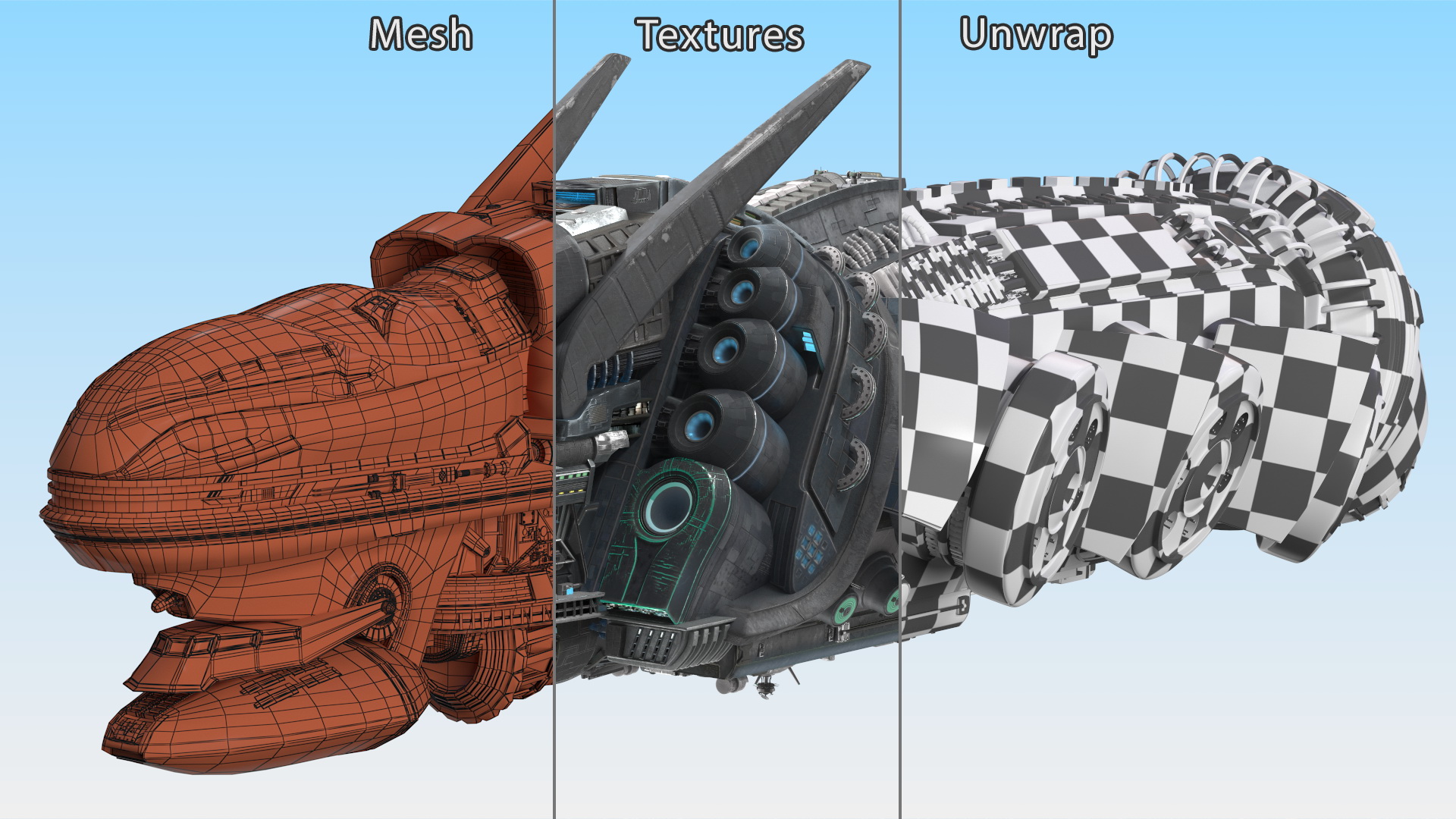 UFO an Alien Spaceship 3D