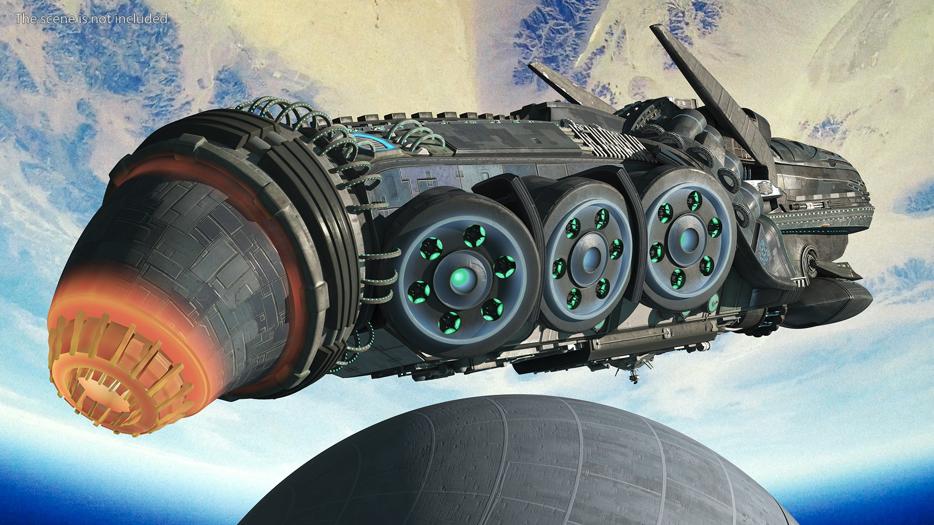 UFO an Alien Spaceship 3D