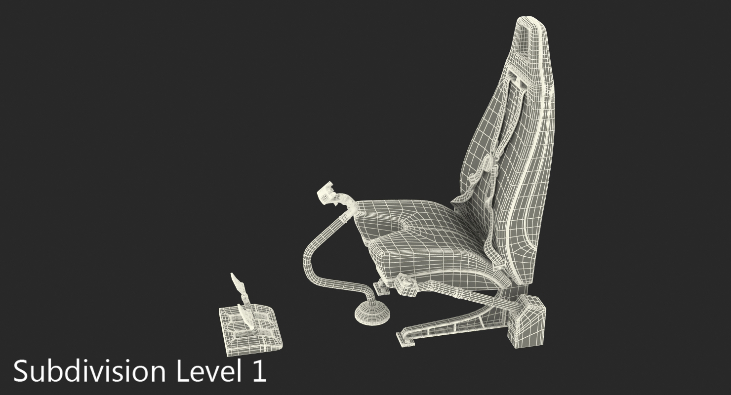 3D model Pilot Seat