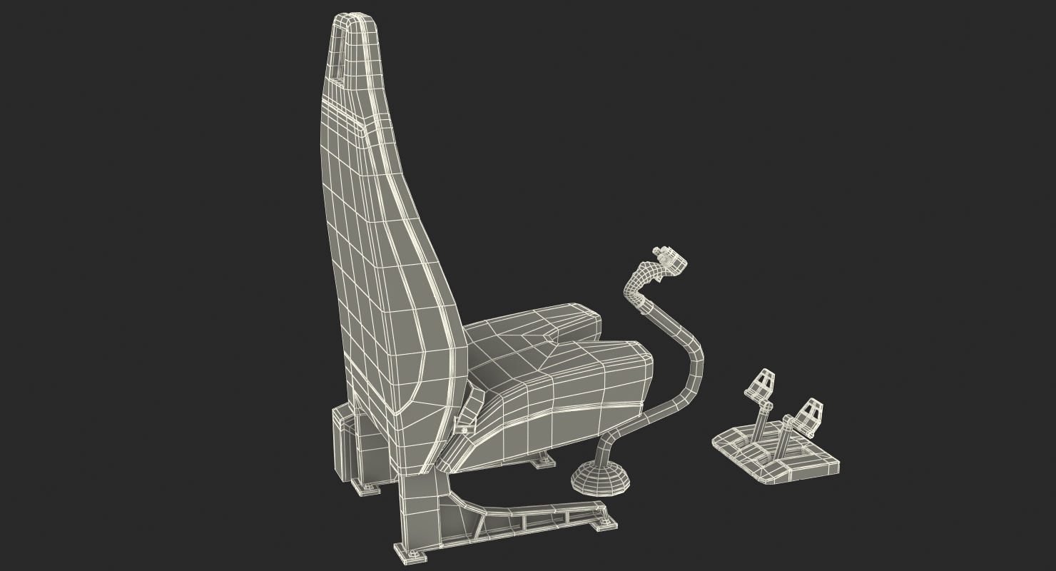 3D model Pilot Seat