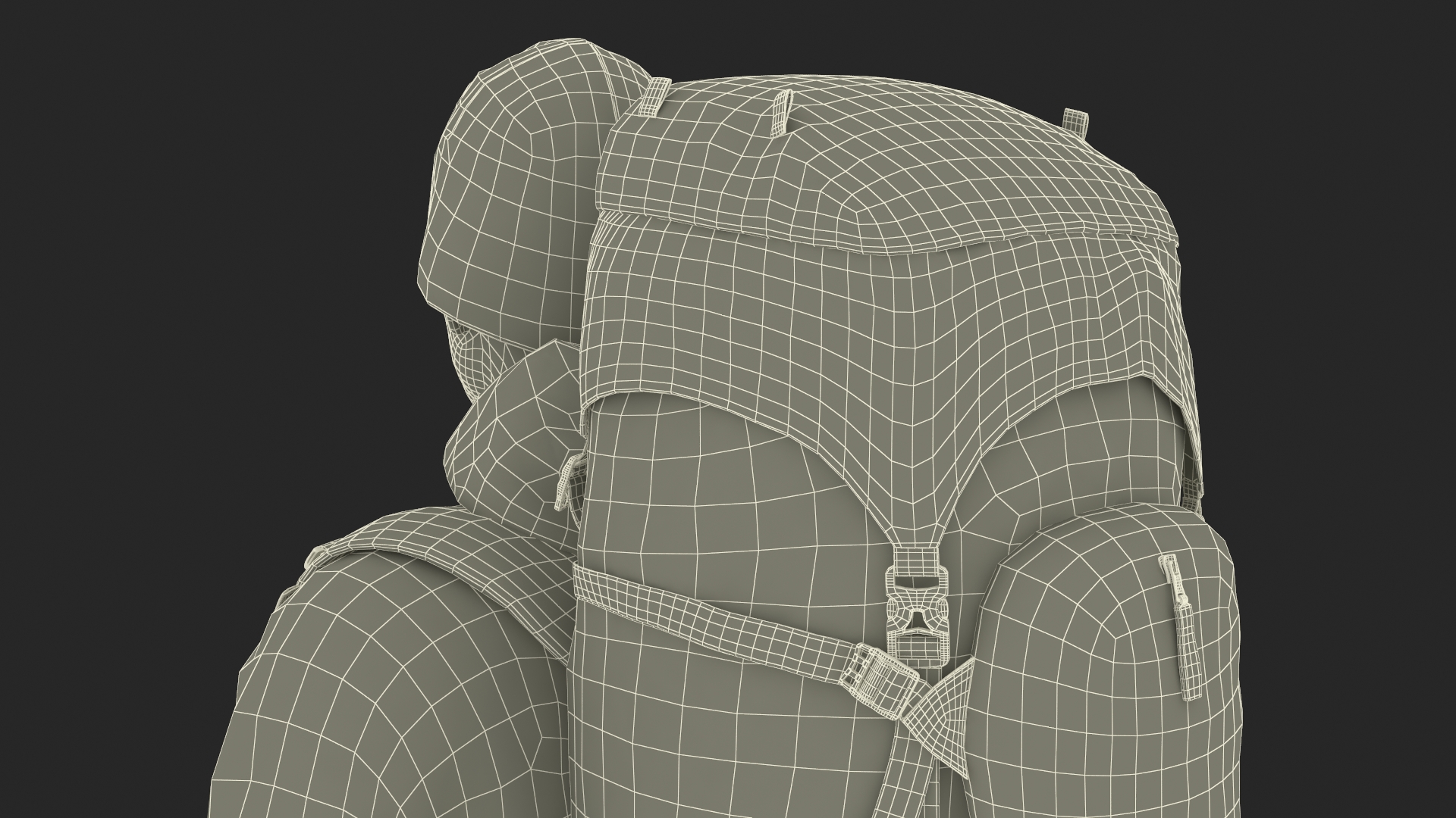 Traveler with Pocket Gimbal Camera 3D model