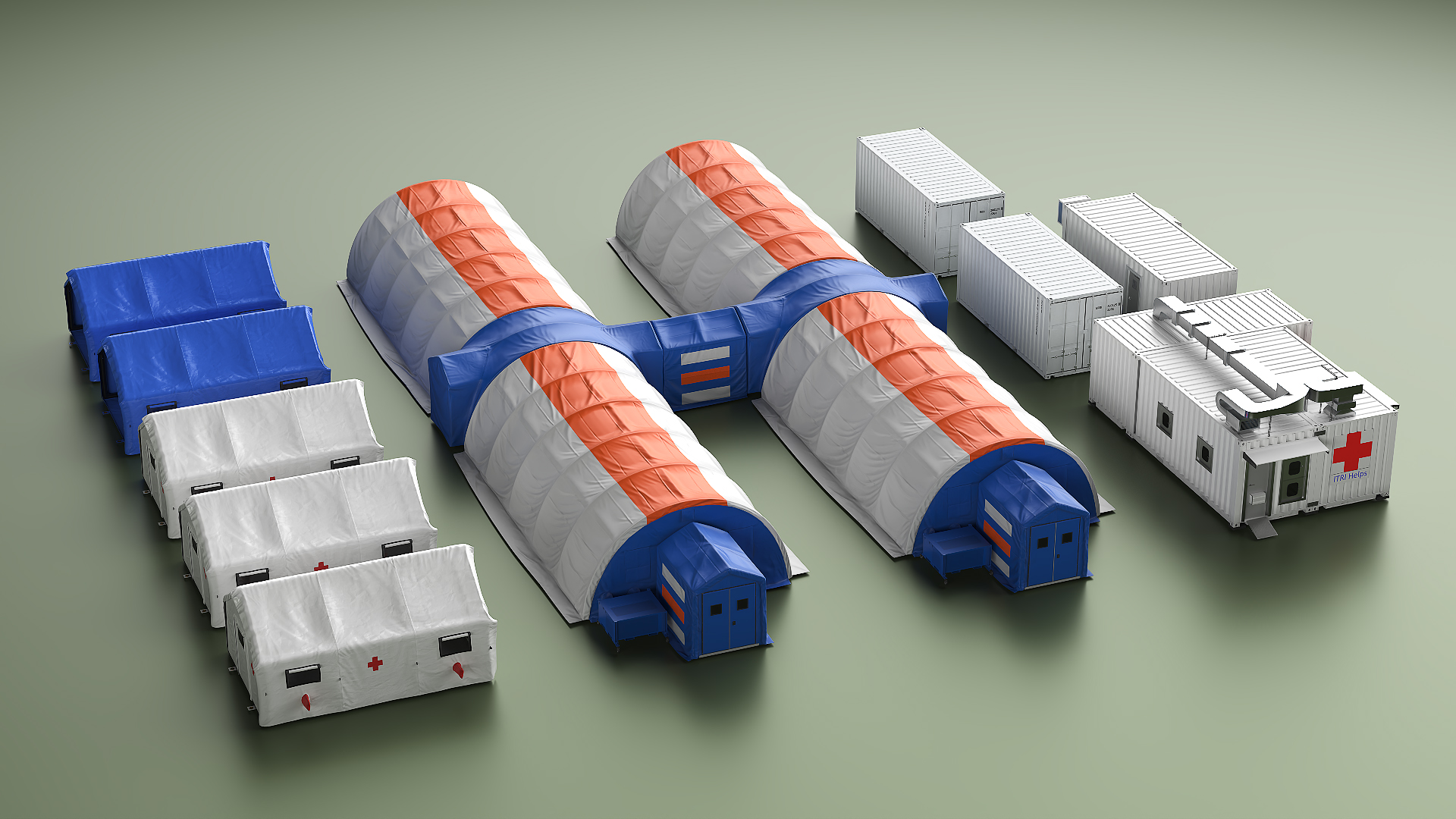 Field Hospital 3D model