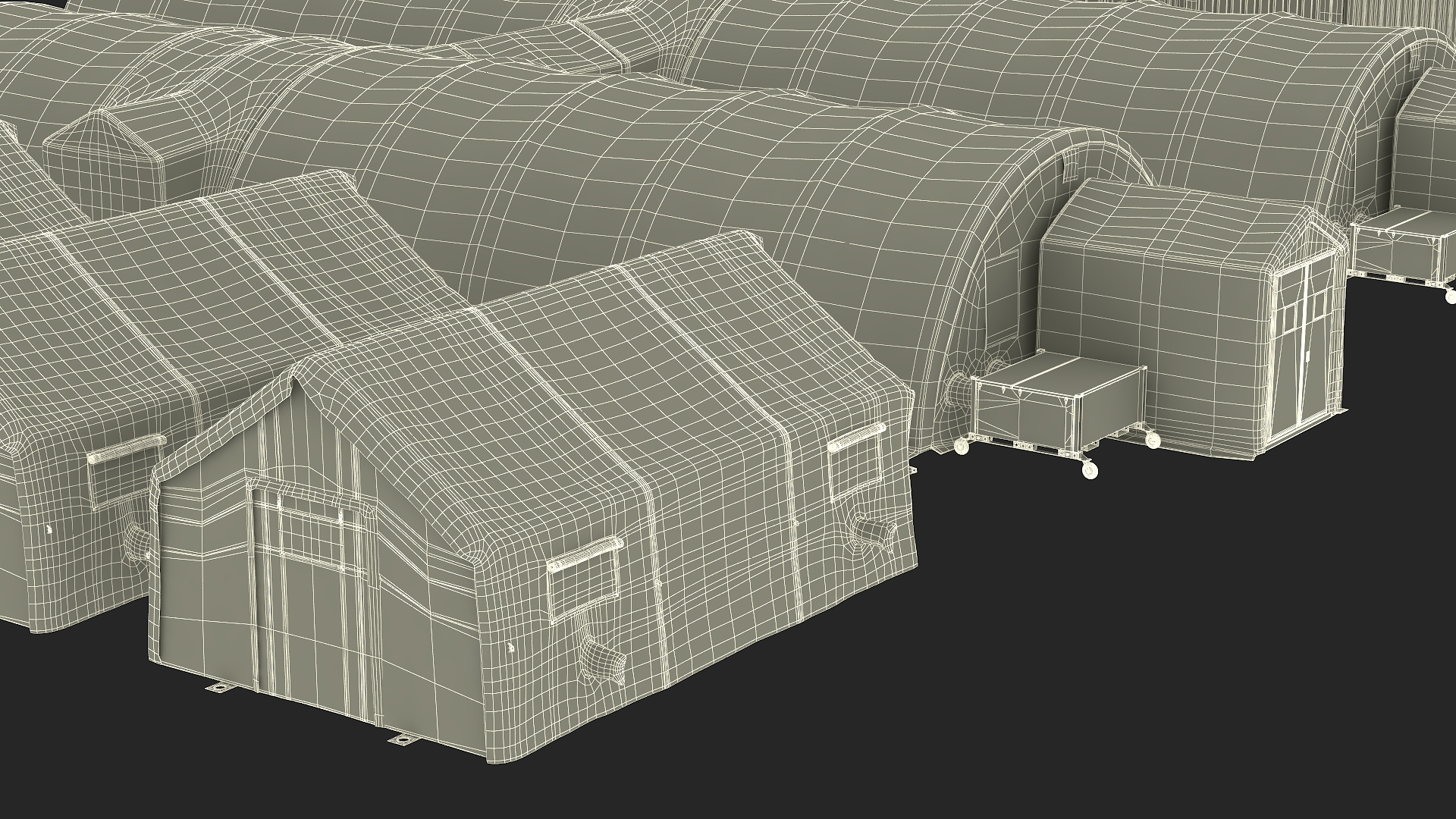 Field Hospital 3D model