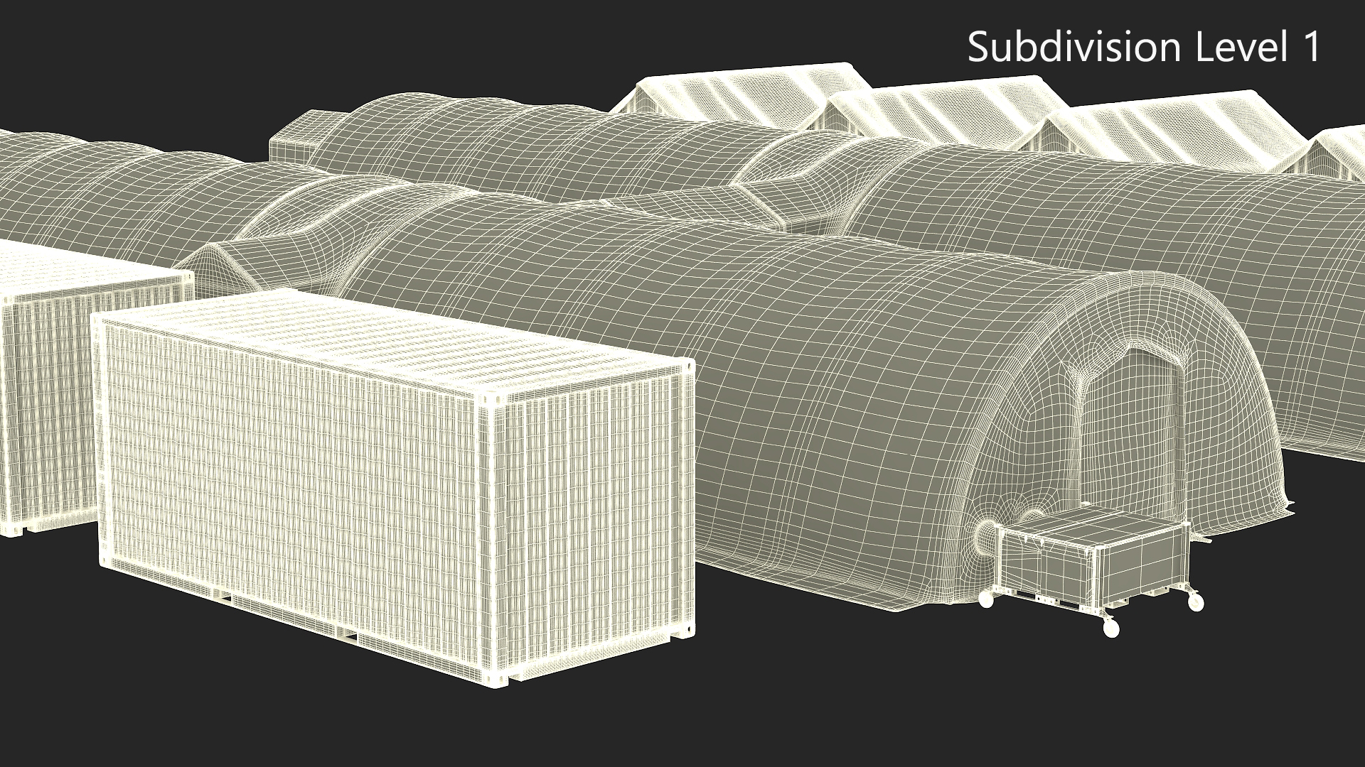 Field Hospital 3D model