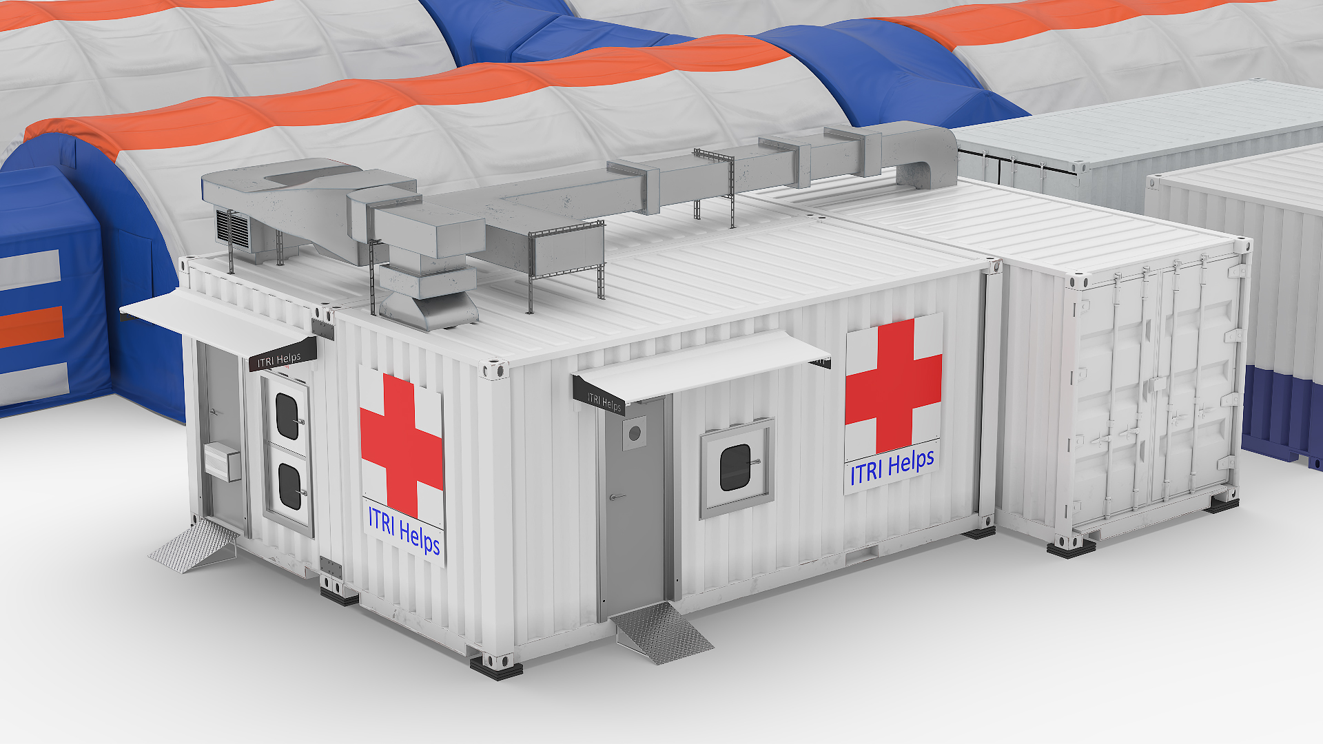 Field Hospital 3D model