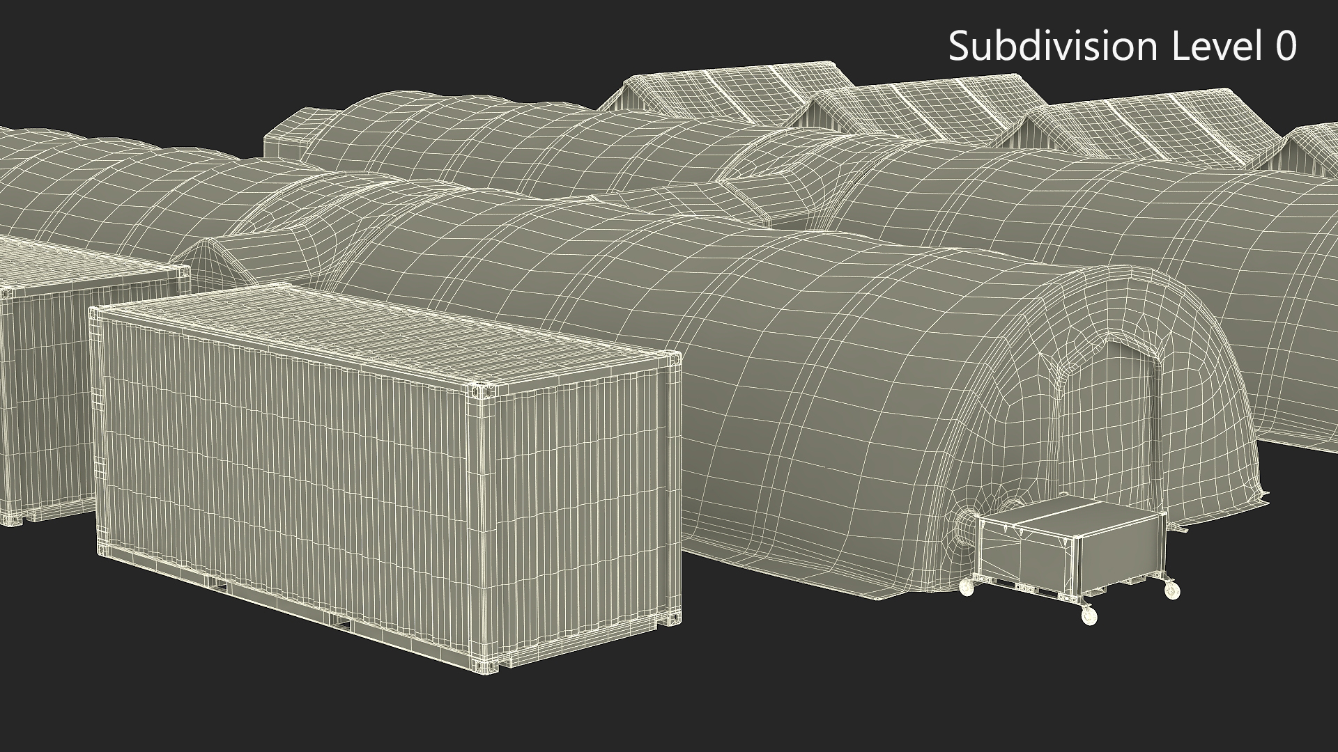 Field Hospital 3D model