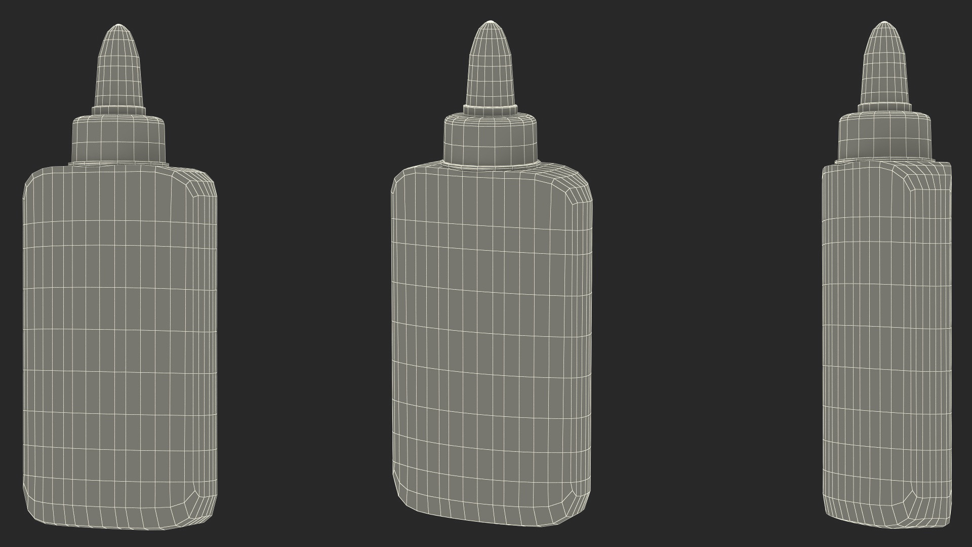 3D model Liquid School Glue Bottle 100g