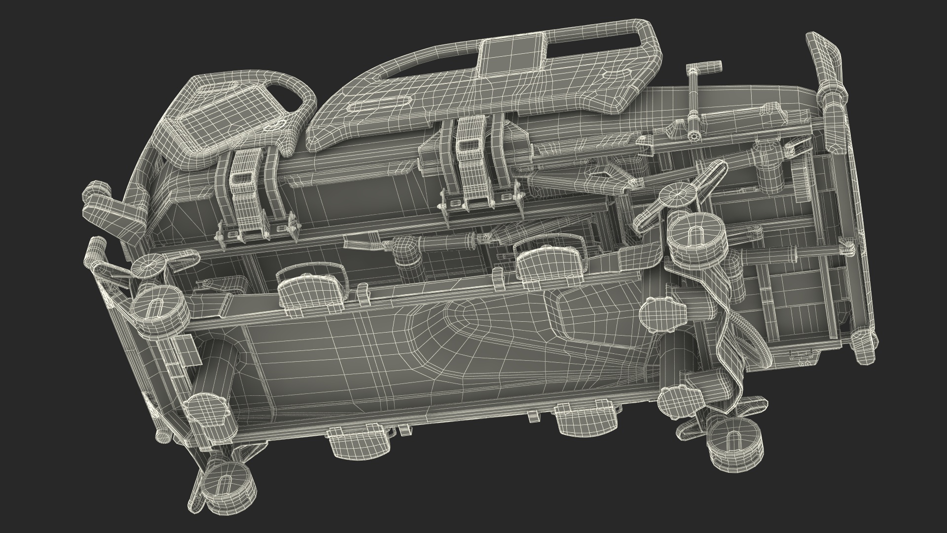 3D Intensive Care Bed model