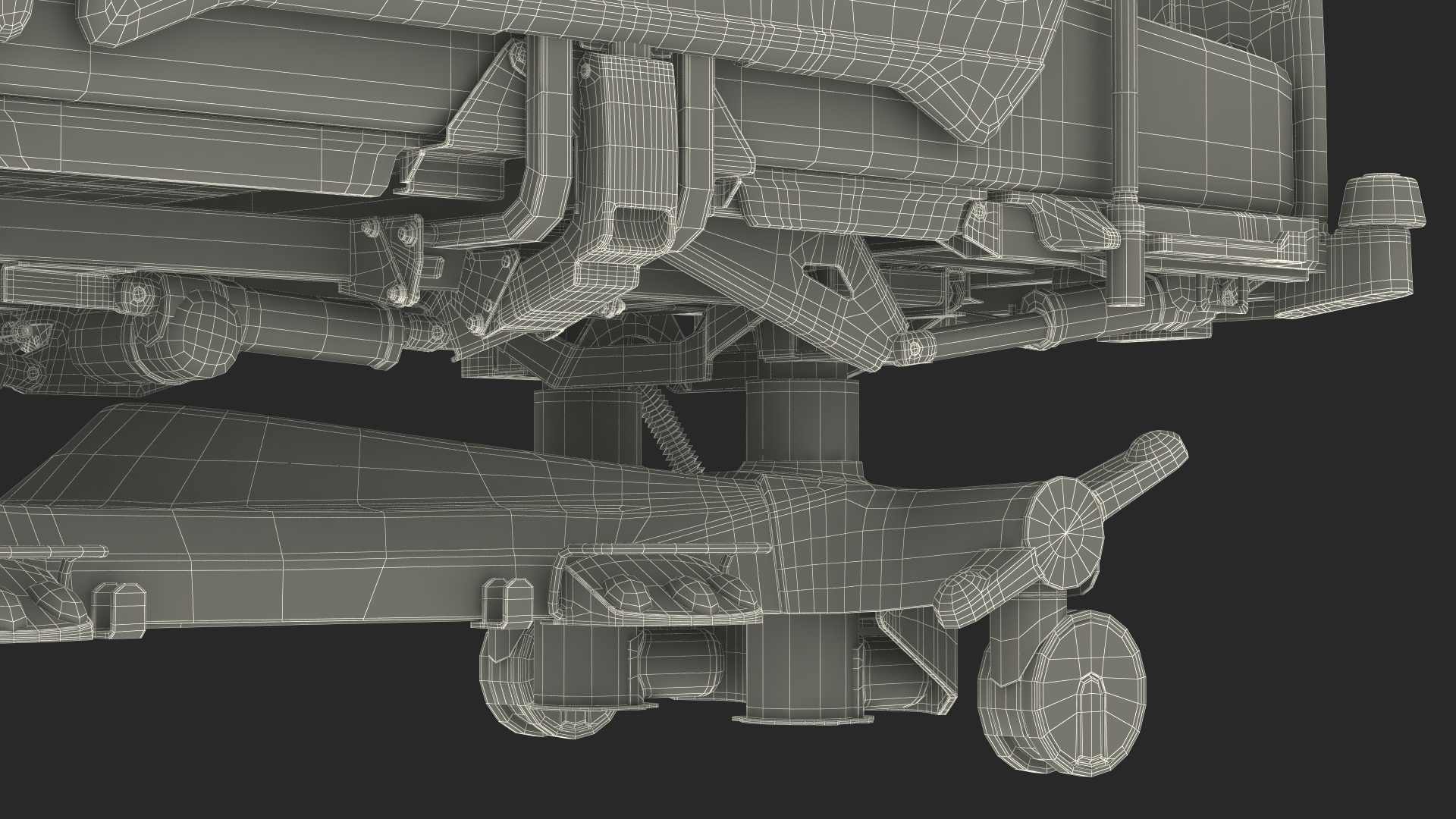 3D Intensive Care Bed model