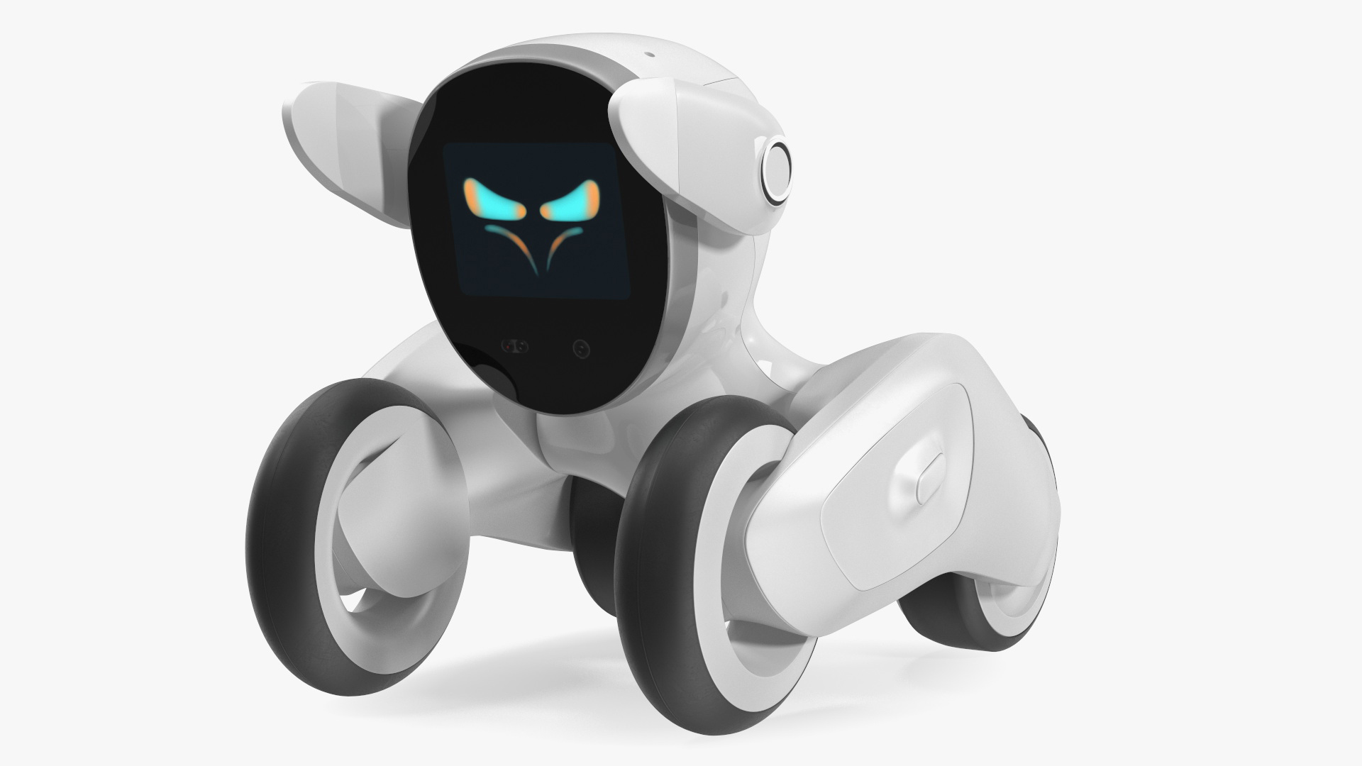 Loona Smart Petbot Robot Toy Rigged for Cinema 4D 3D model
