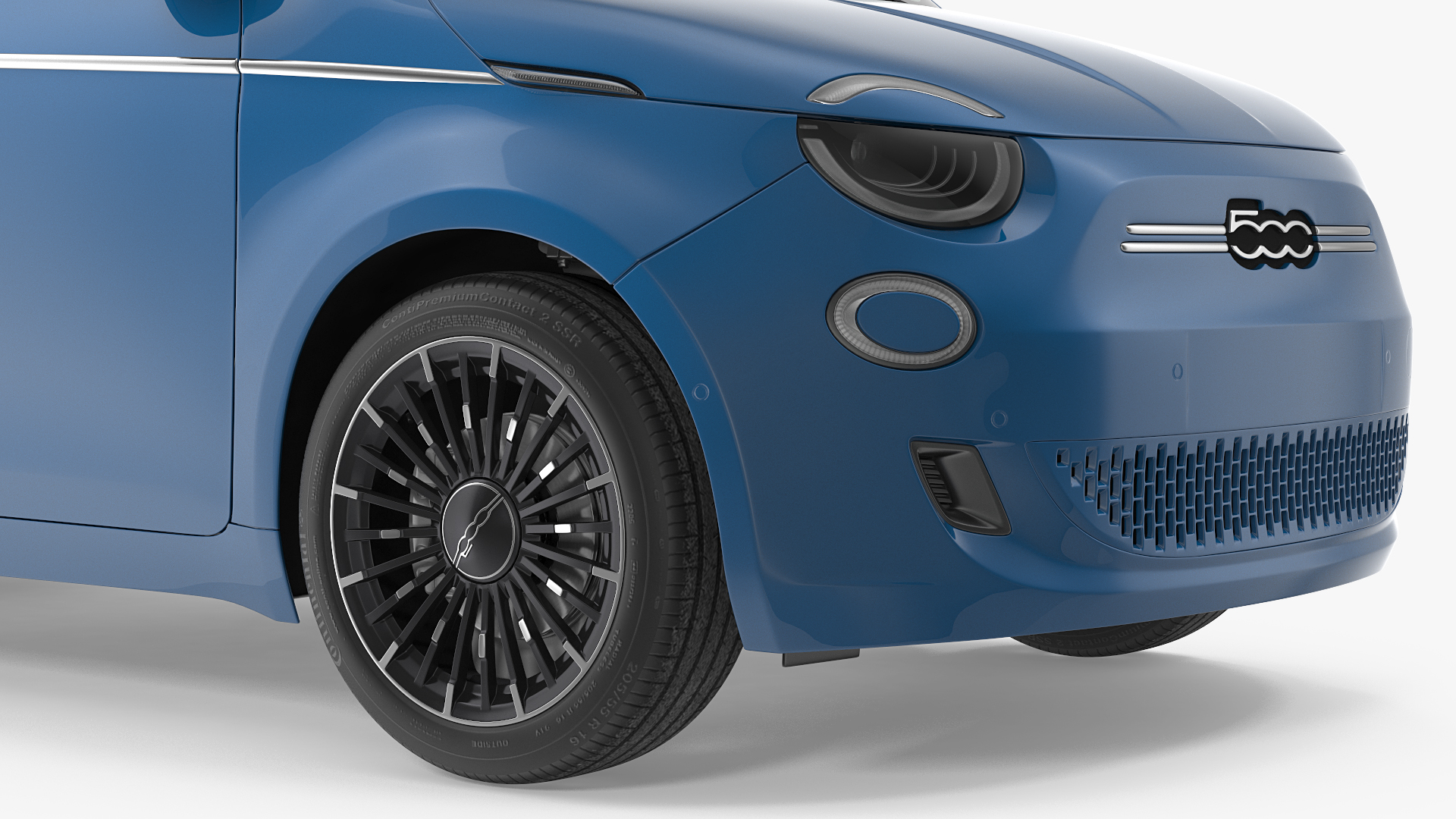 3D model Fiat 500 La Prima EV