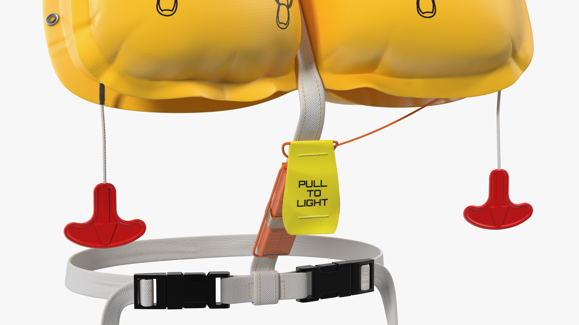 3D Inflated Airline Life Vest