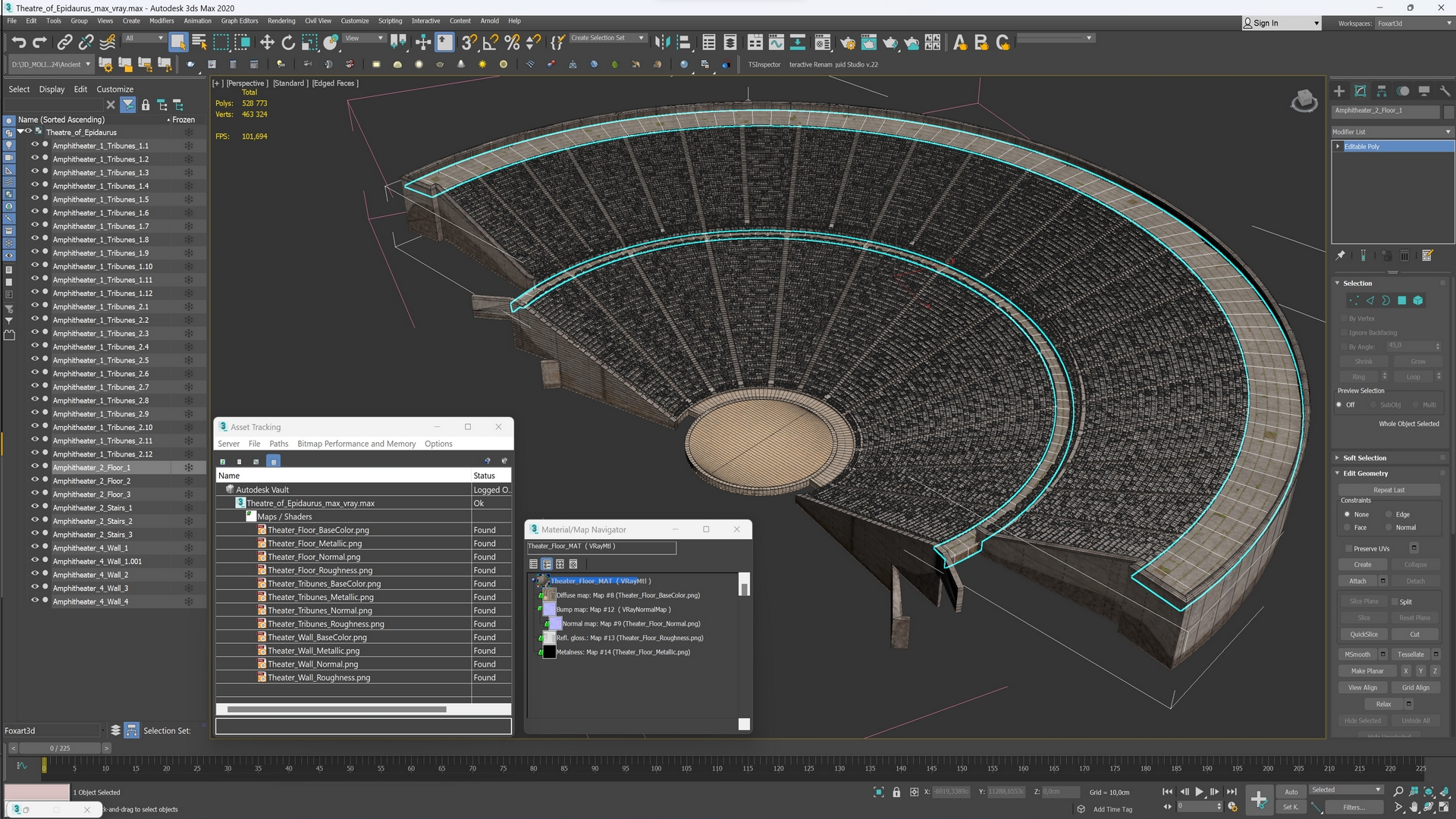 3D model Theatre of Epidaurus