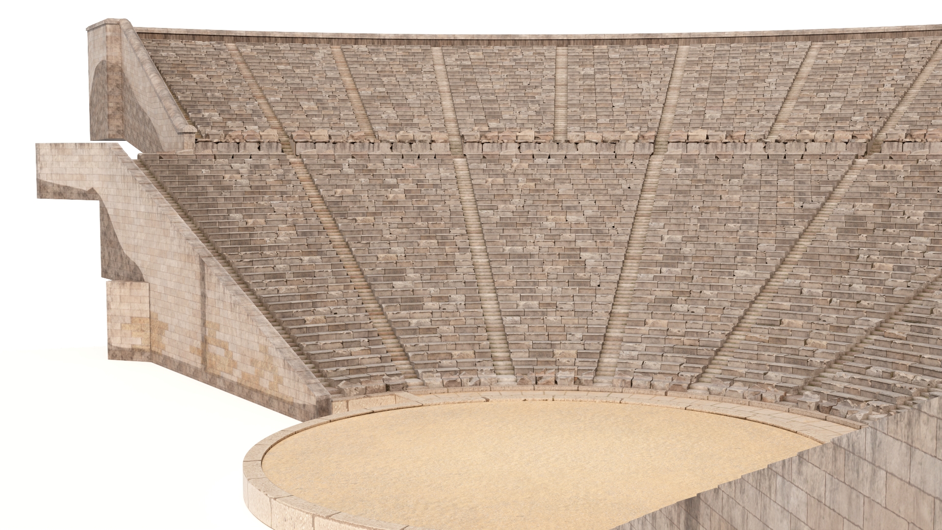 3D model Theatre of Epidaurus