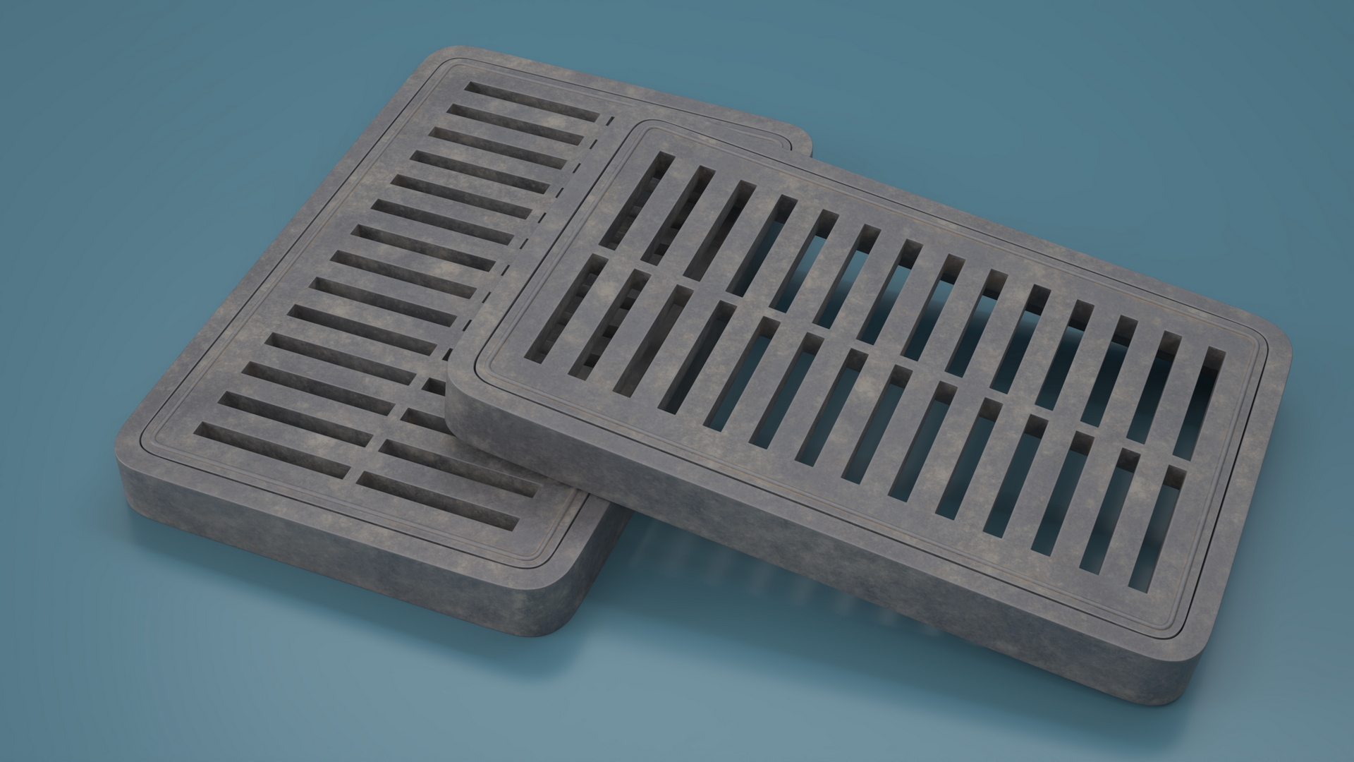 Sewer Drain Grate 3D