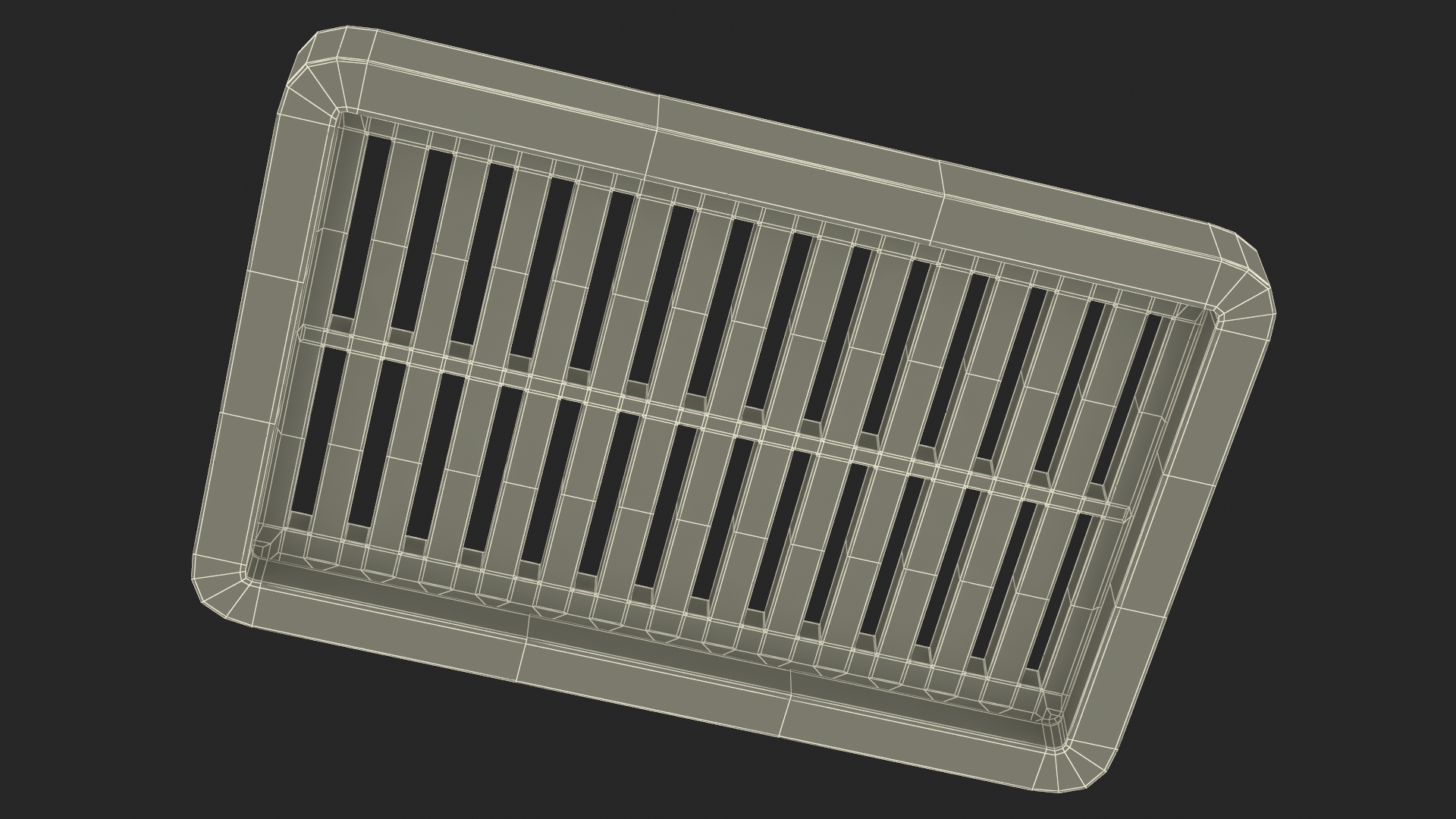 Sewer Drain Grate 3D