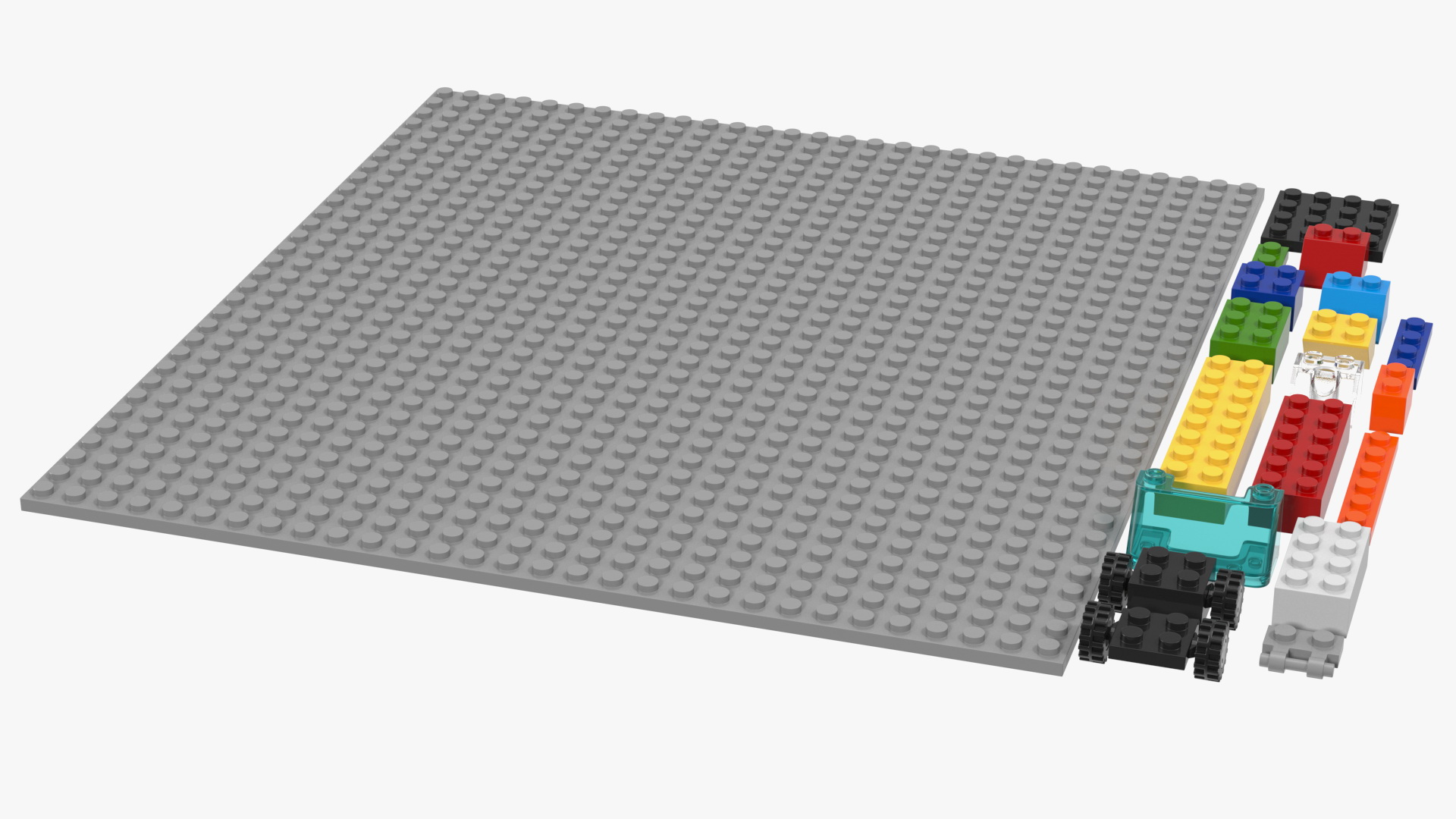 3D Toy Building Blocks Generic Set