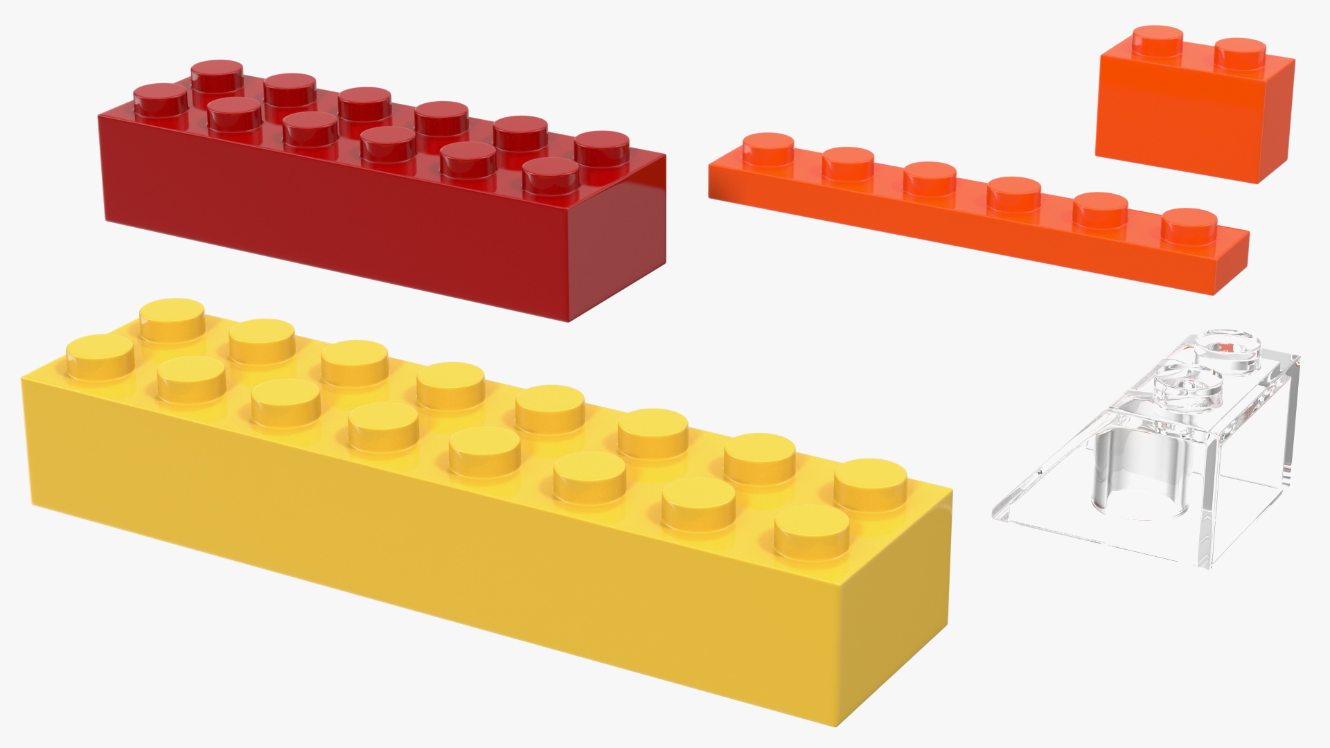 3D Toy Building Blocks Generic Set
